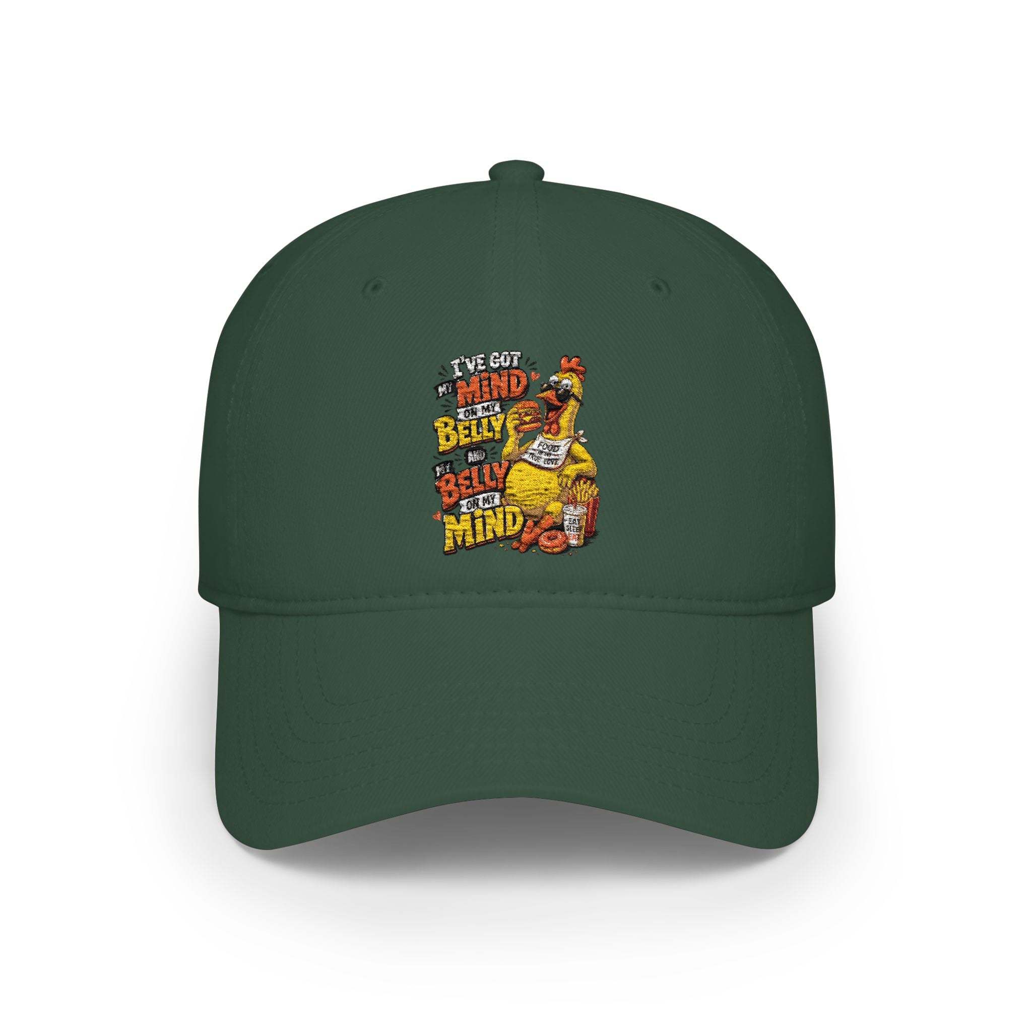 Low Profile Baseball Cap /Chicken Steve fat boy