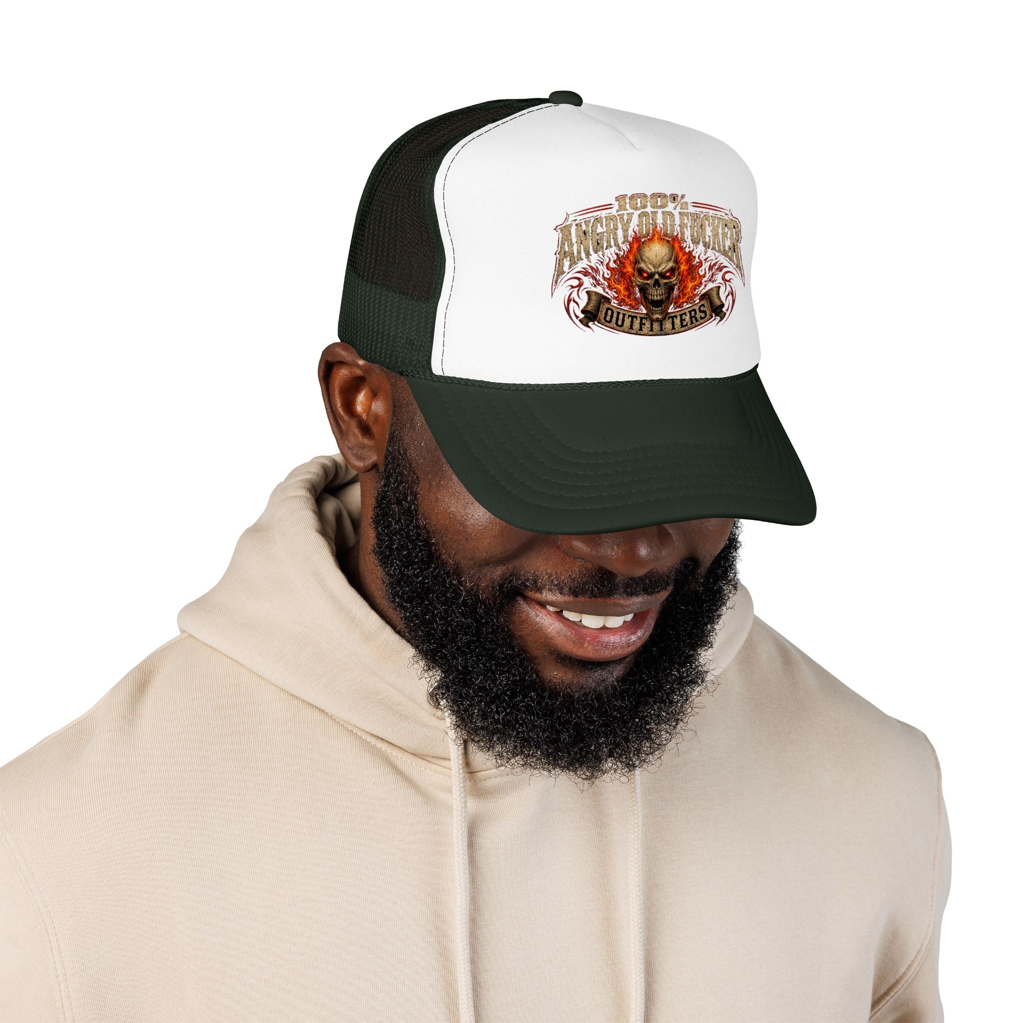Foam Trucker Hat. 100% angry old man.