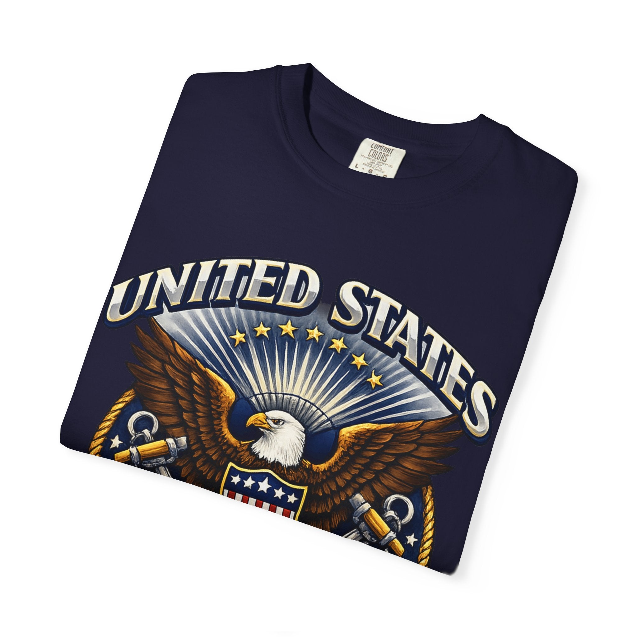 United States Navy Eagle Graphic T-Shirt — Honor Courage Commitment