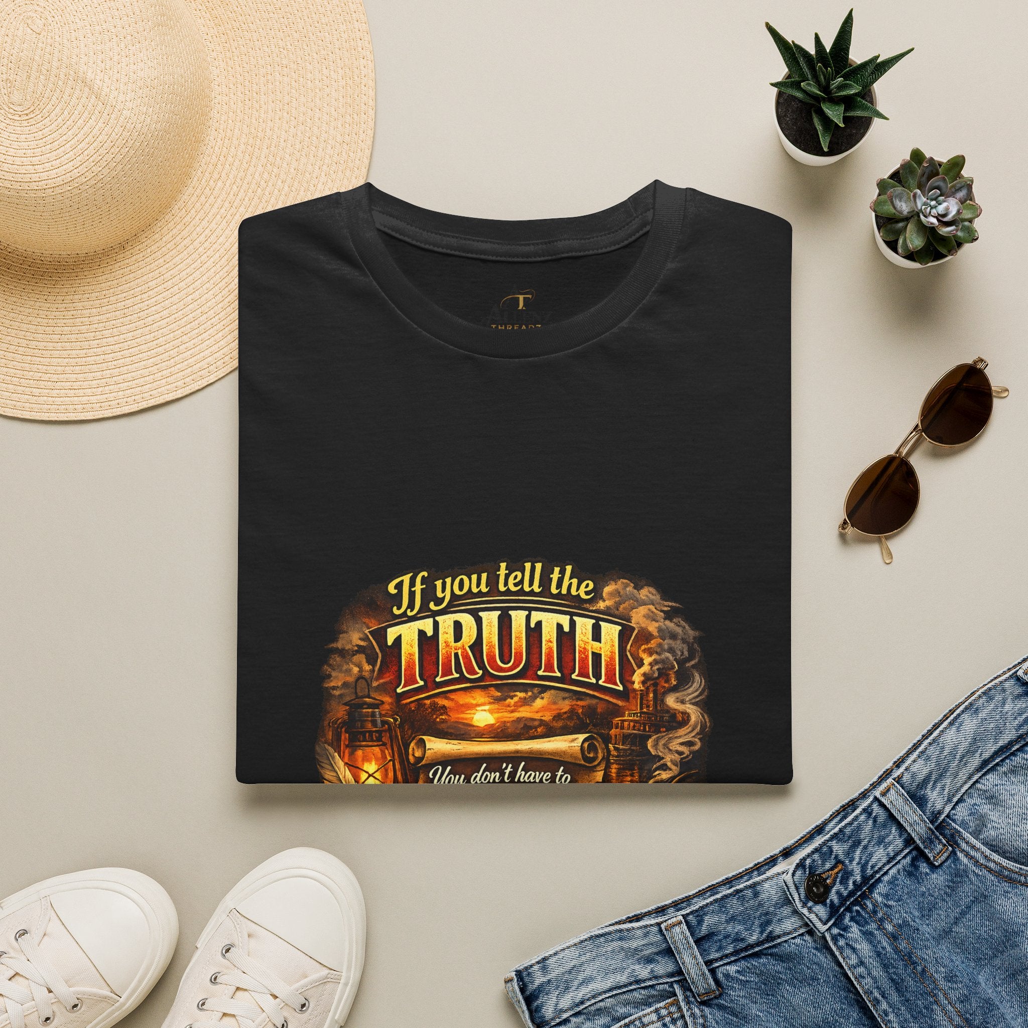 If you tell the truth Unisex Softstyle T-Shirt