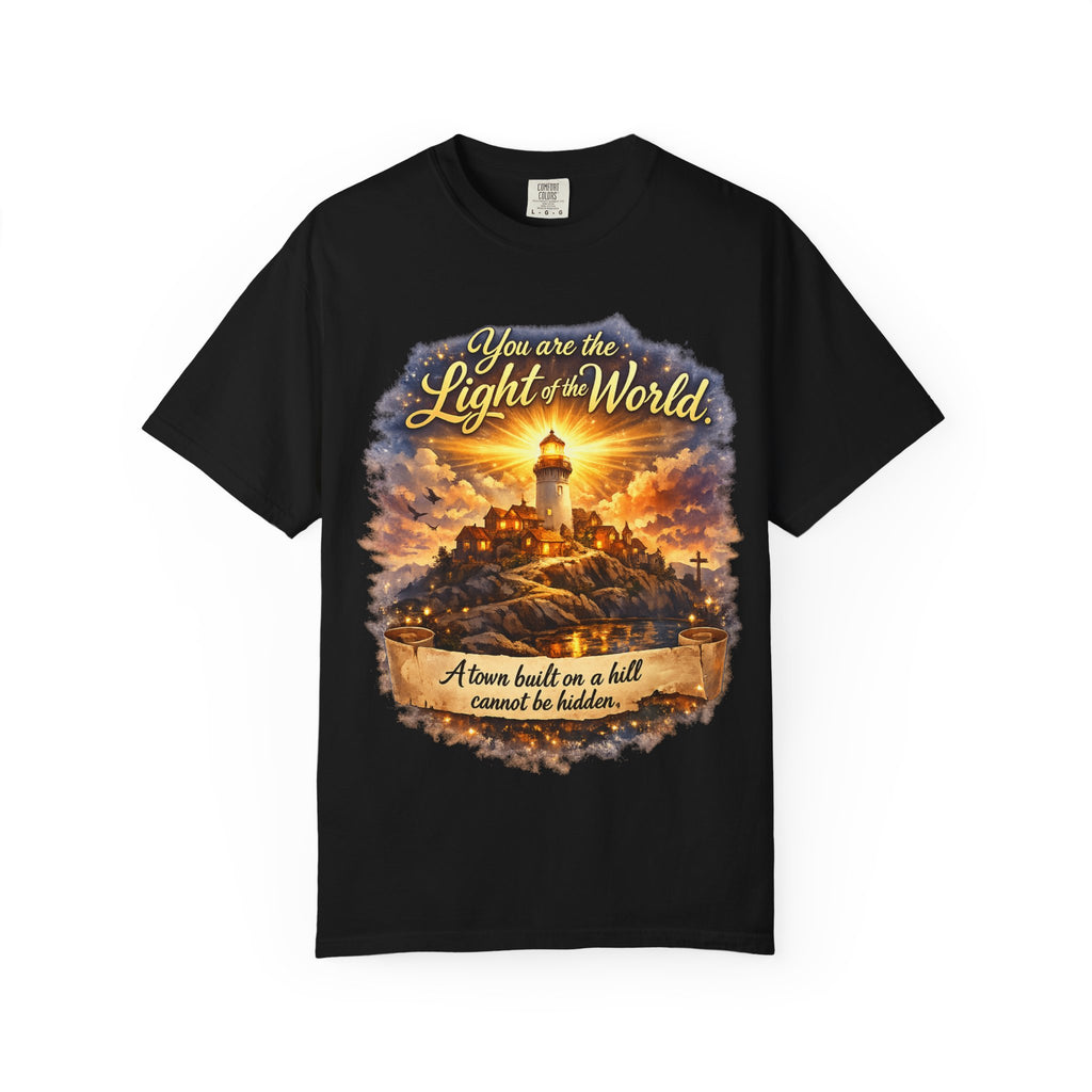 You Are the Light of the World T-Shirt — Lighthouse Faith Graphic Tee