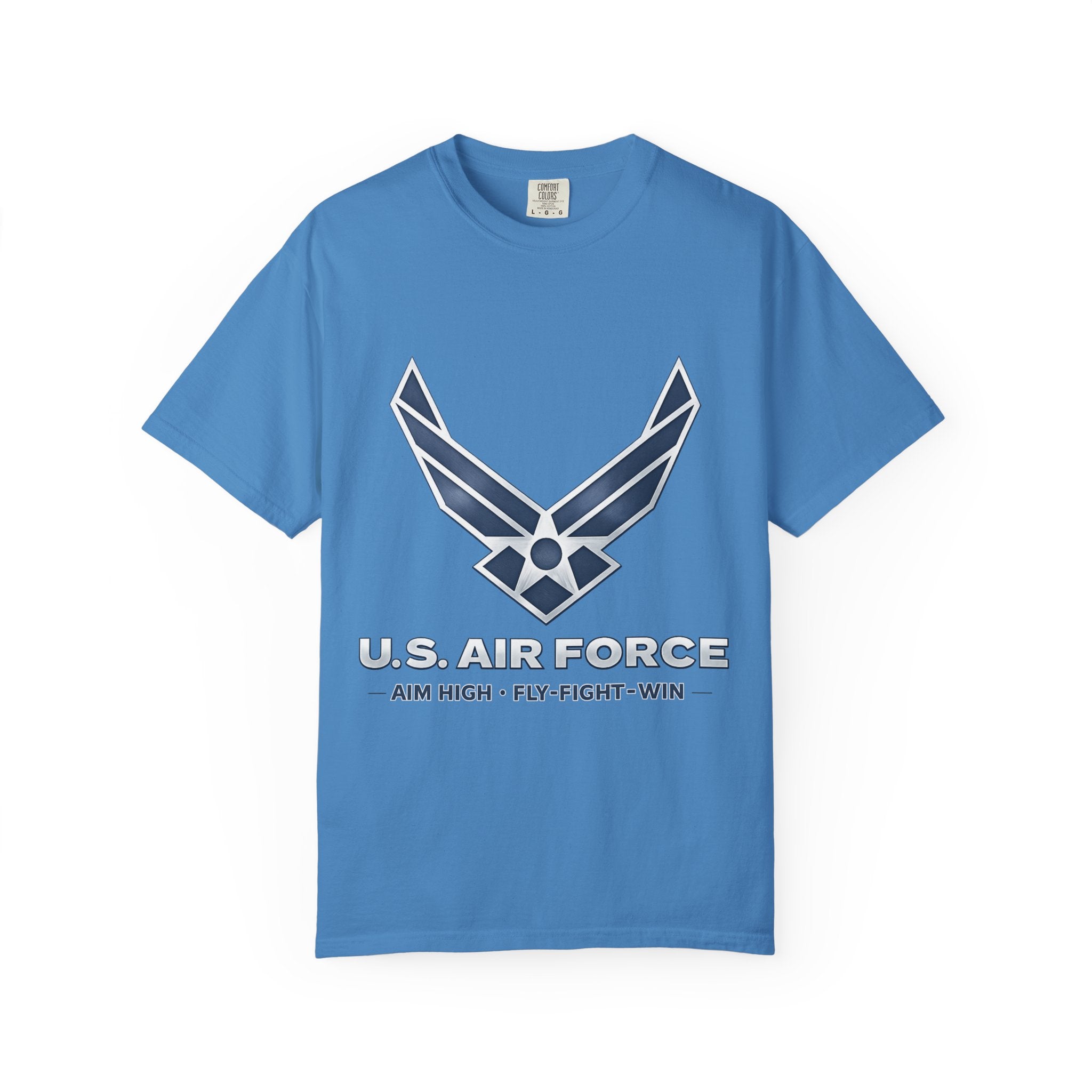 U.S. Air Force Logo T-Shirt — Aim High • Fly Fight Win