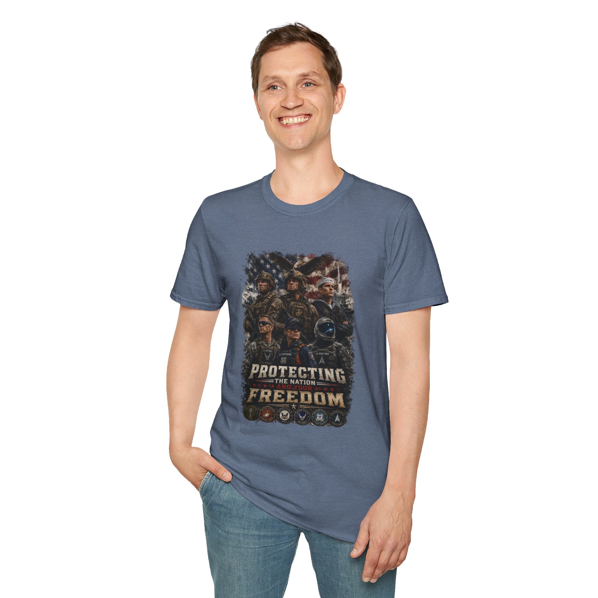 Protecting the Nation Unisex Softstyle T-Shirt