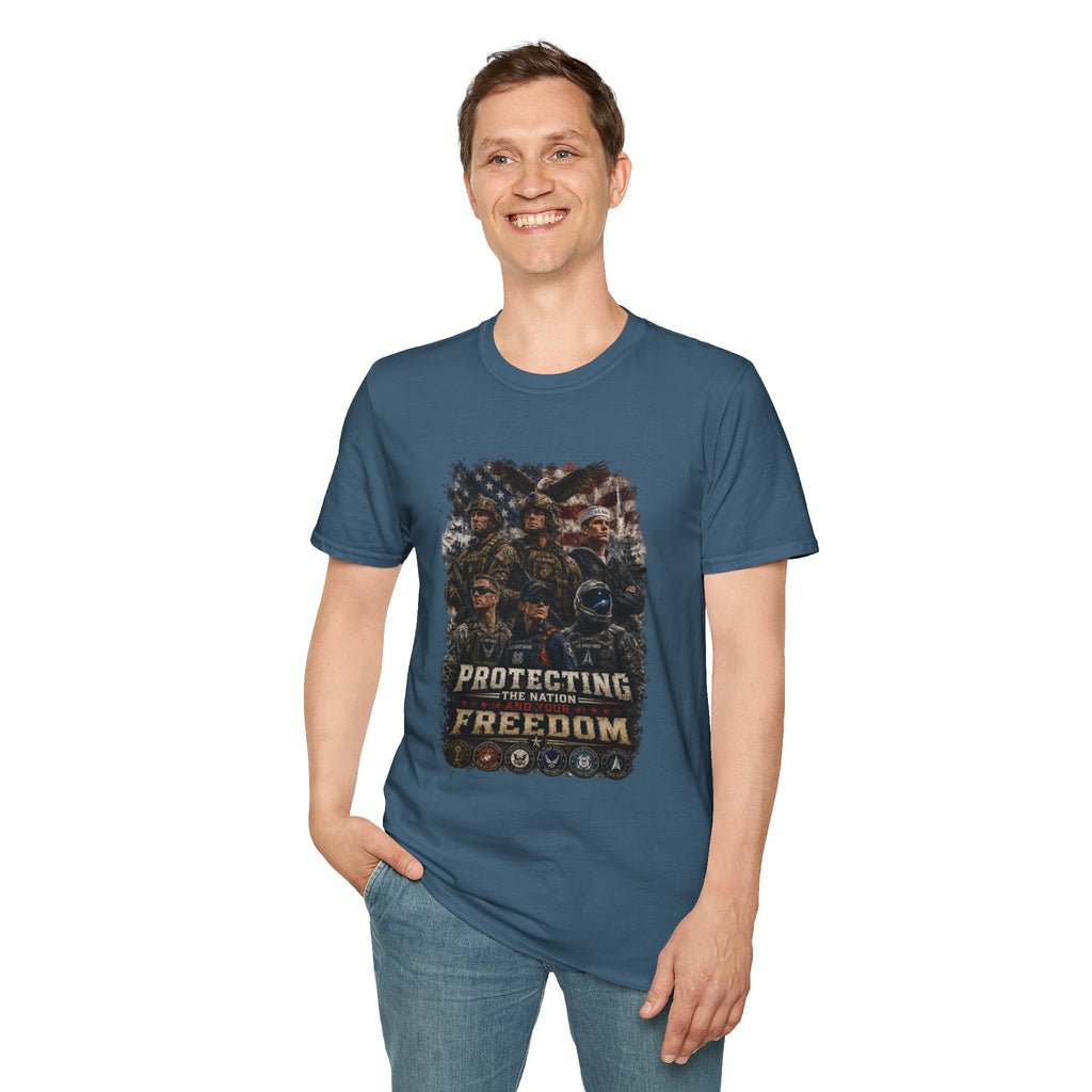 Protecting the Nation Unisex Softstyle T-Shirt