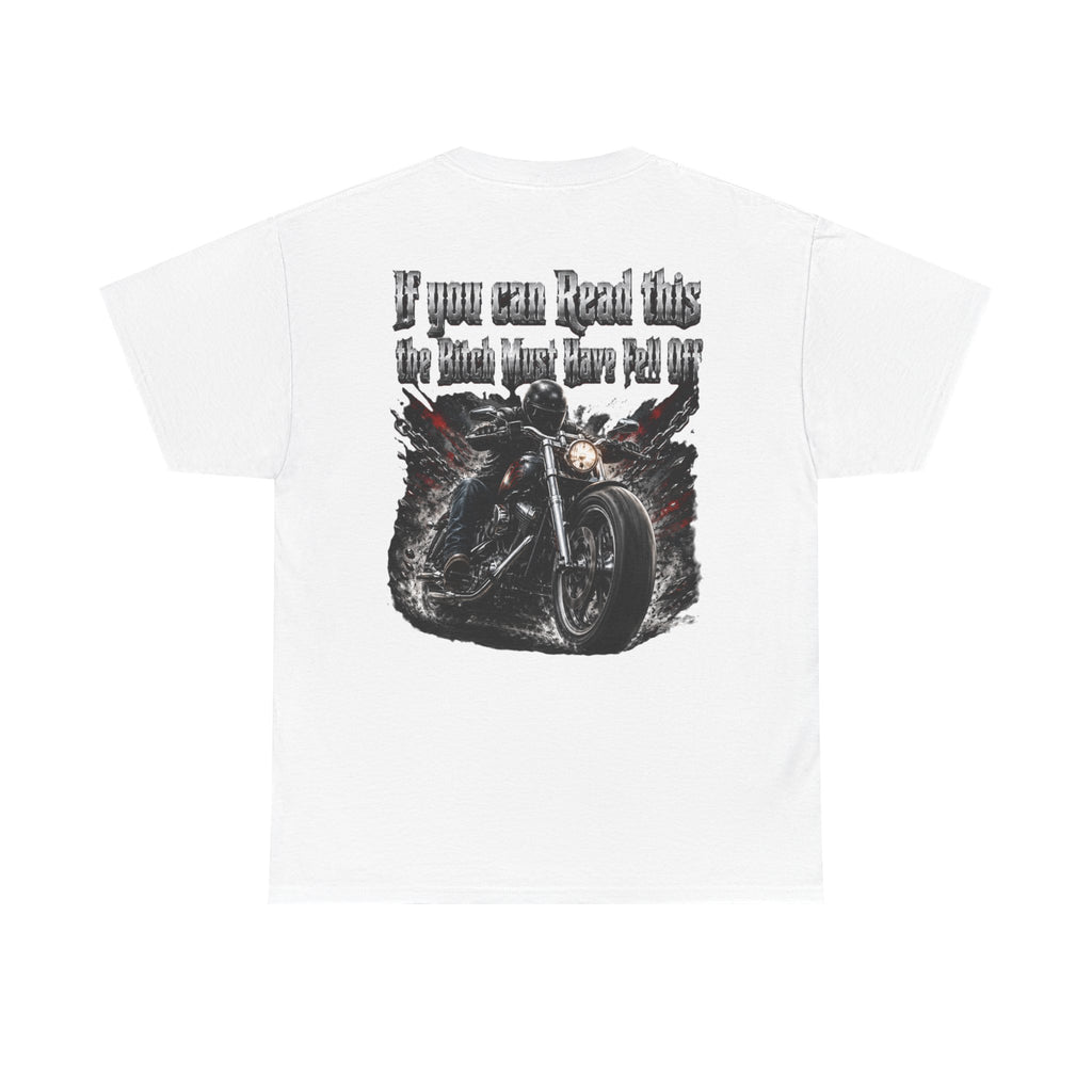 I you can Read This Biker Shirt Unisex Heavy Cotton Tee