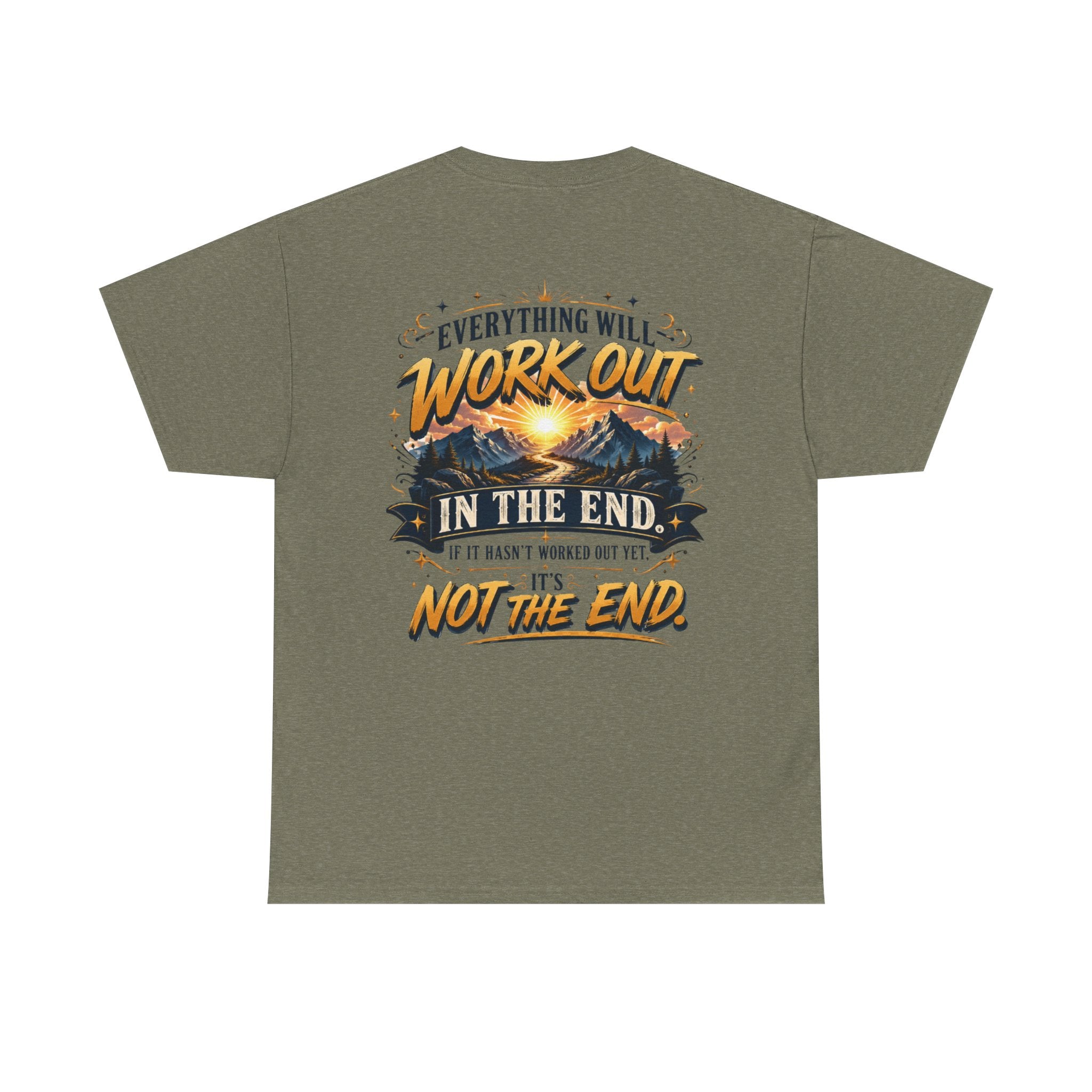 Everything Will Work Out Unisex Heavy Cotton Tee
