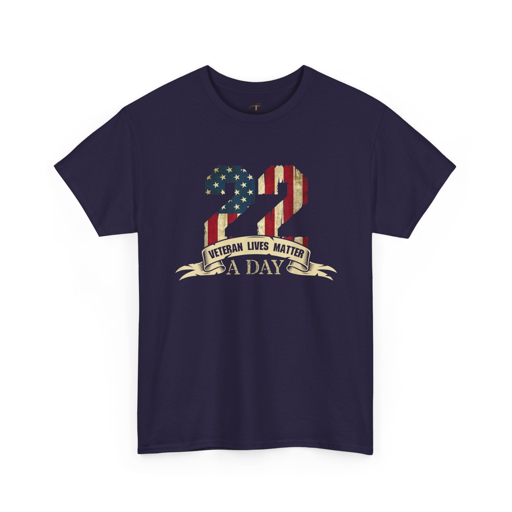 Unisex Heavy Cotton Tee 22 A Day – Veteran Lives Matter