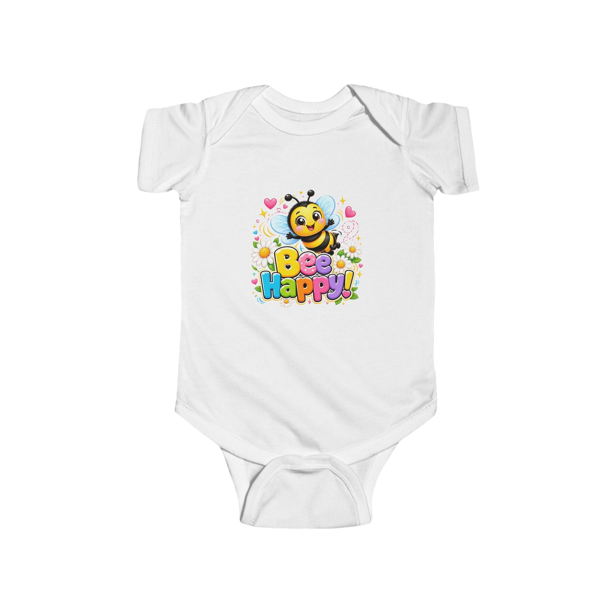 Bee Happy Infant Fine Jersey Bodysuit