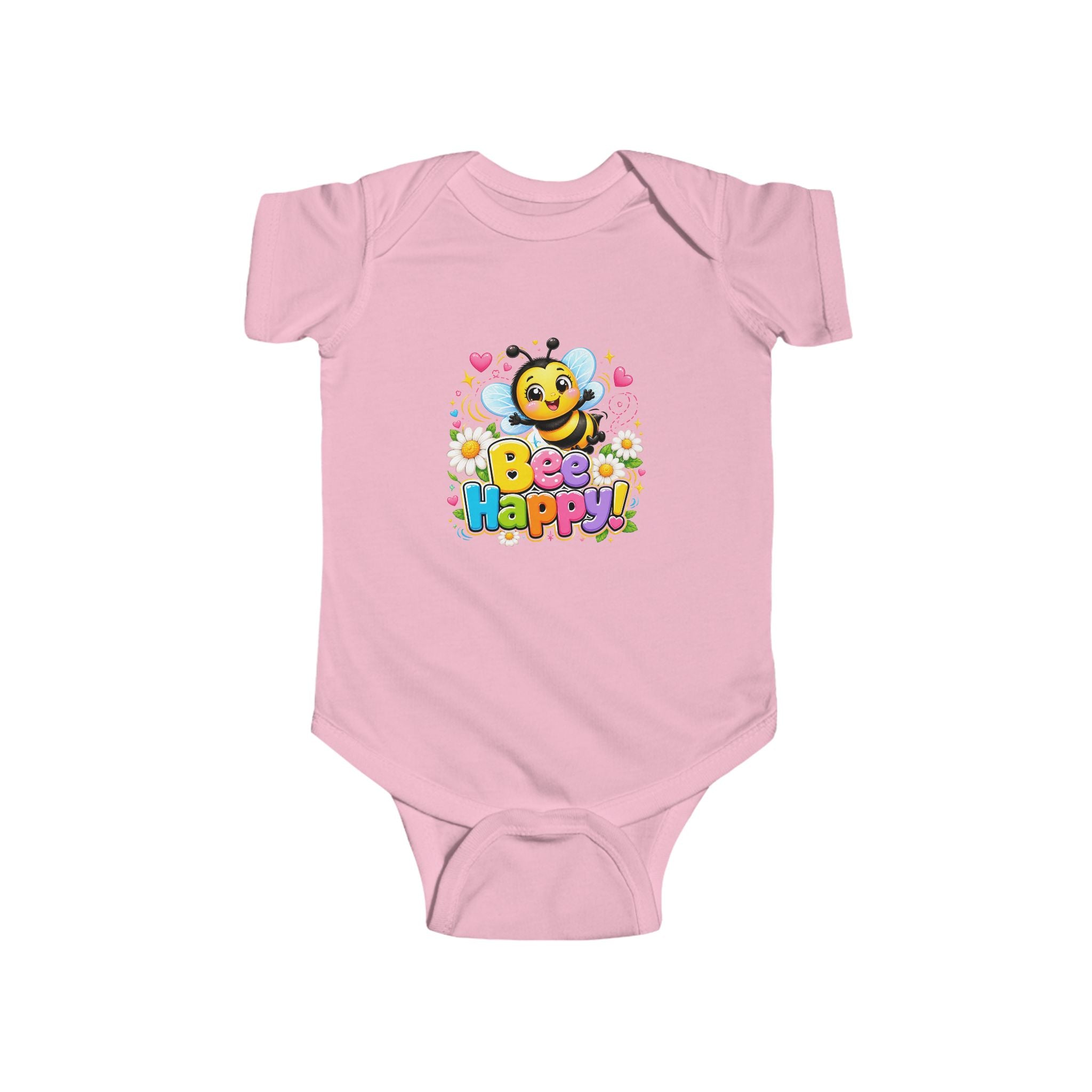Bee Happy Infant Fine Jersey Bodysuit
