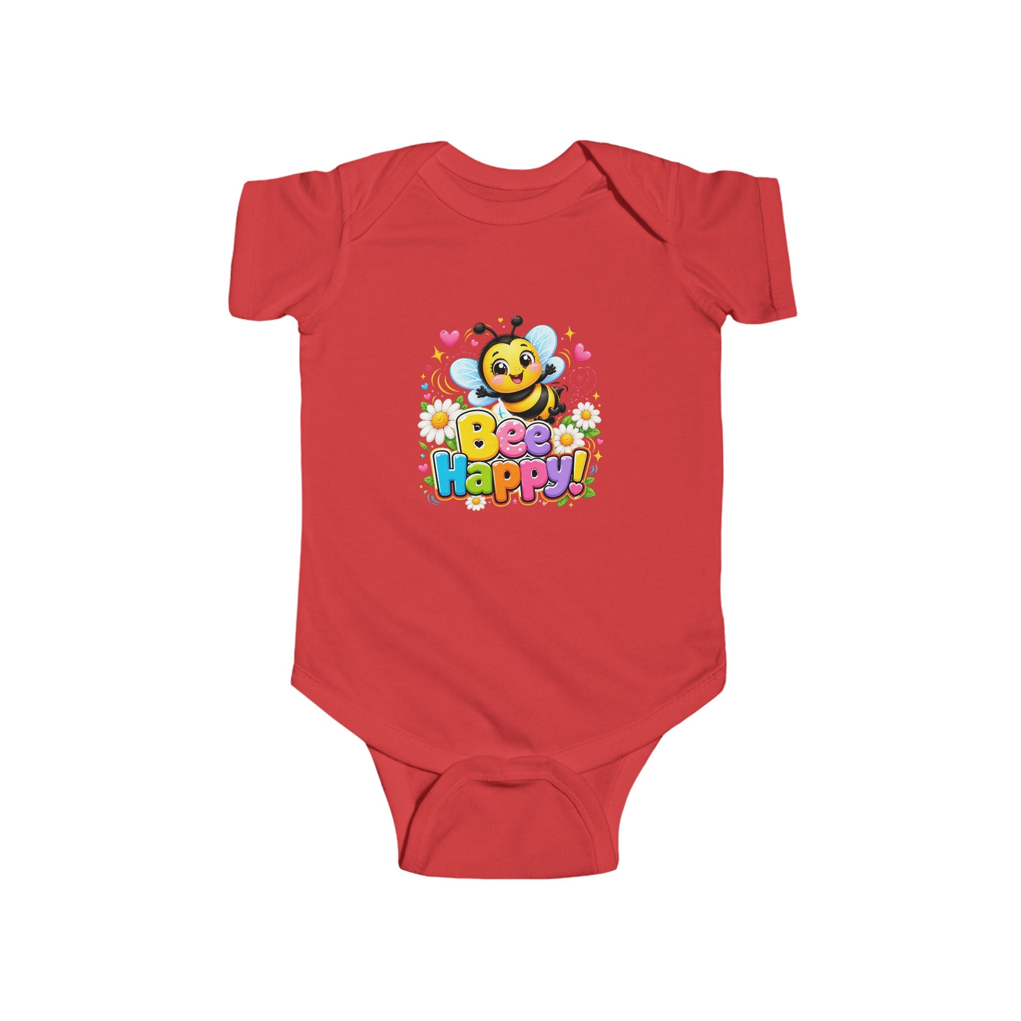 Bee Happy Infant Fine Jersey Bodysuit