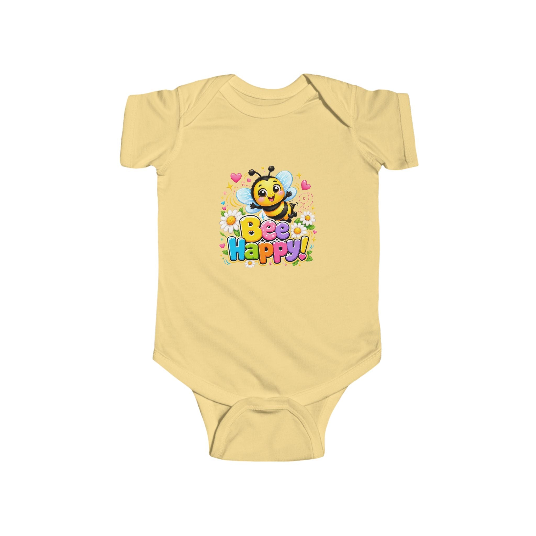 Bee Happy Infant Fine Jersey Bodysuit