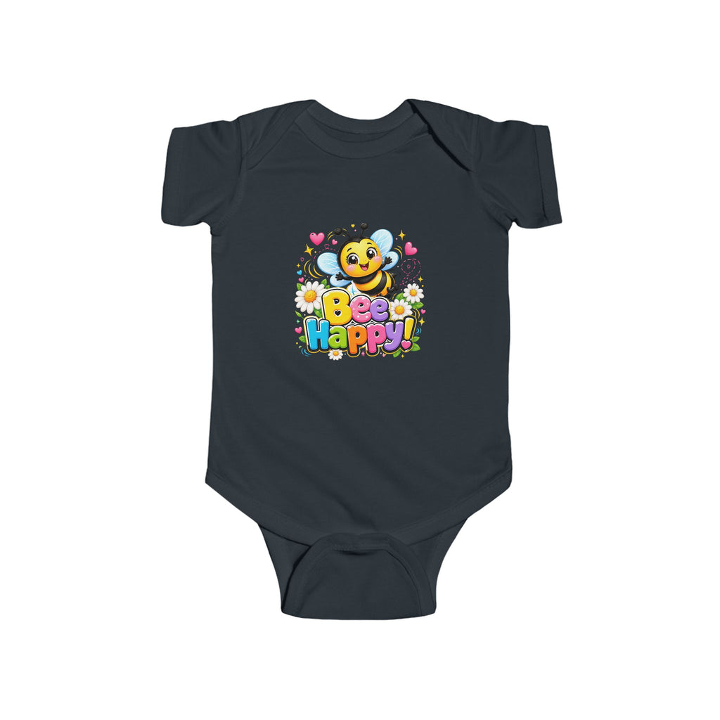 Bee Happy Infant Fine Jersey Bodysuit