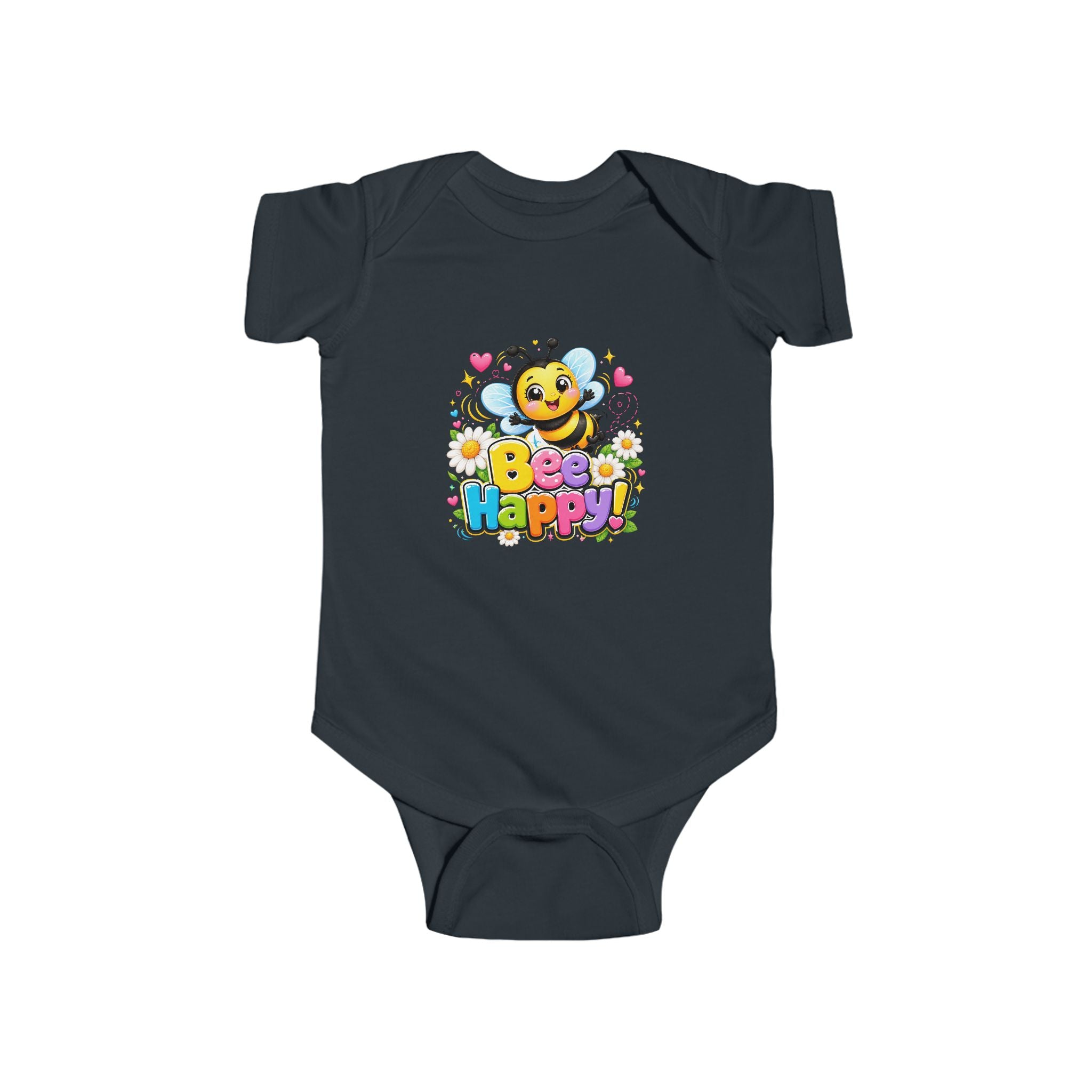 Bee Happy Infant Fine Jersey Bodysuit