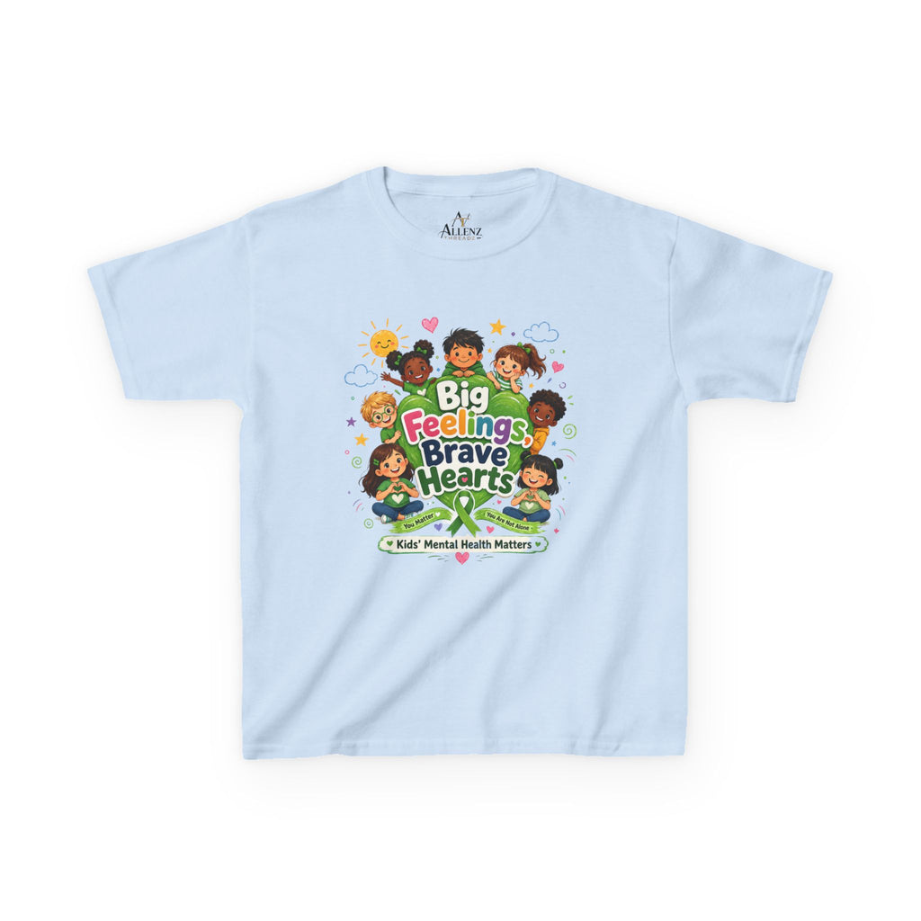 Brave Hearts Mental Health Kids Heavy Cotton™ Tee