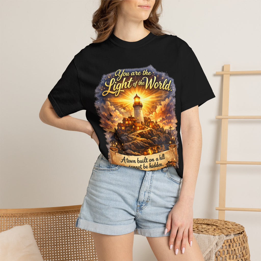 You Are the Light of the World T-Shirt — Lighthouse Faith Graphic Tee