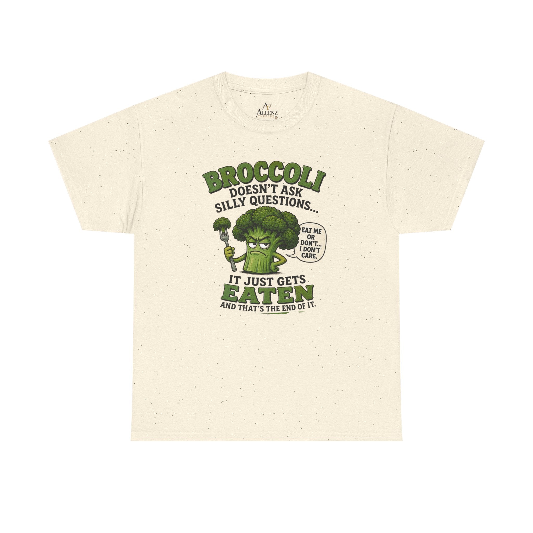 Broccoli head Unisex Heavy Cotton Tee