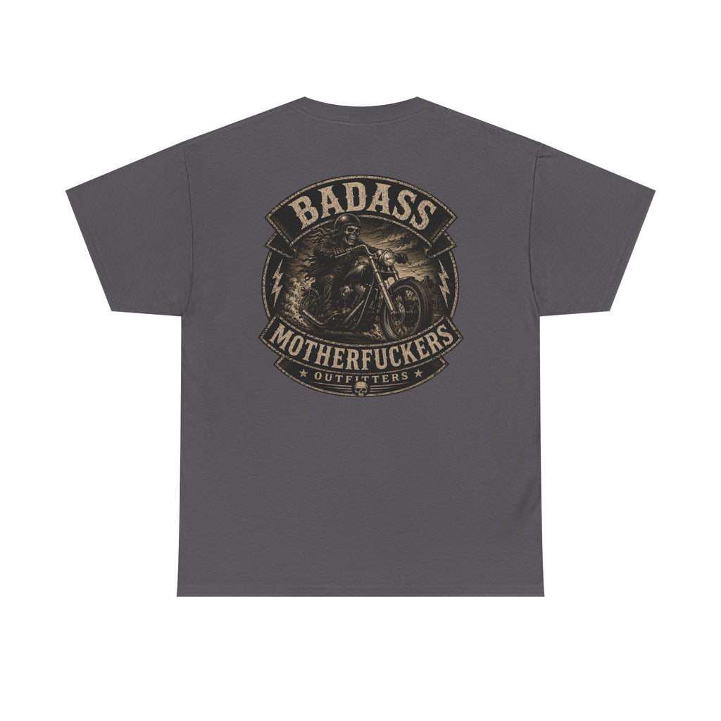 Badass Motherfu.... Bike Unisex Heavy Cotton Tee