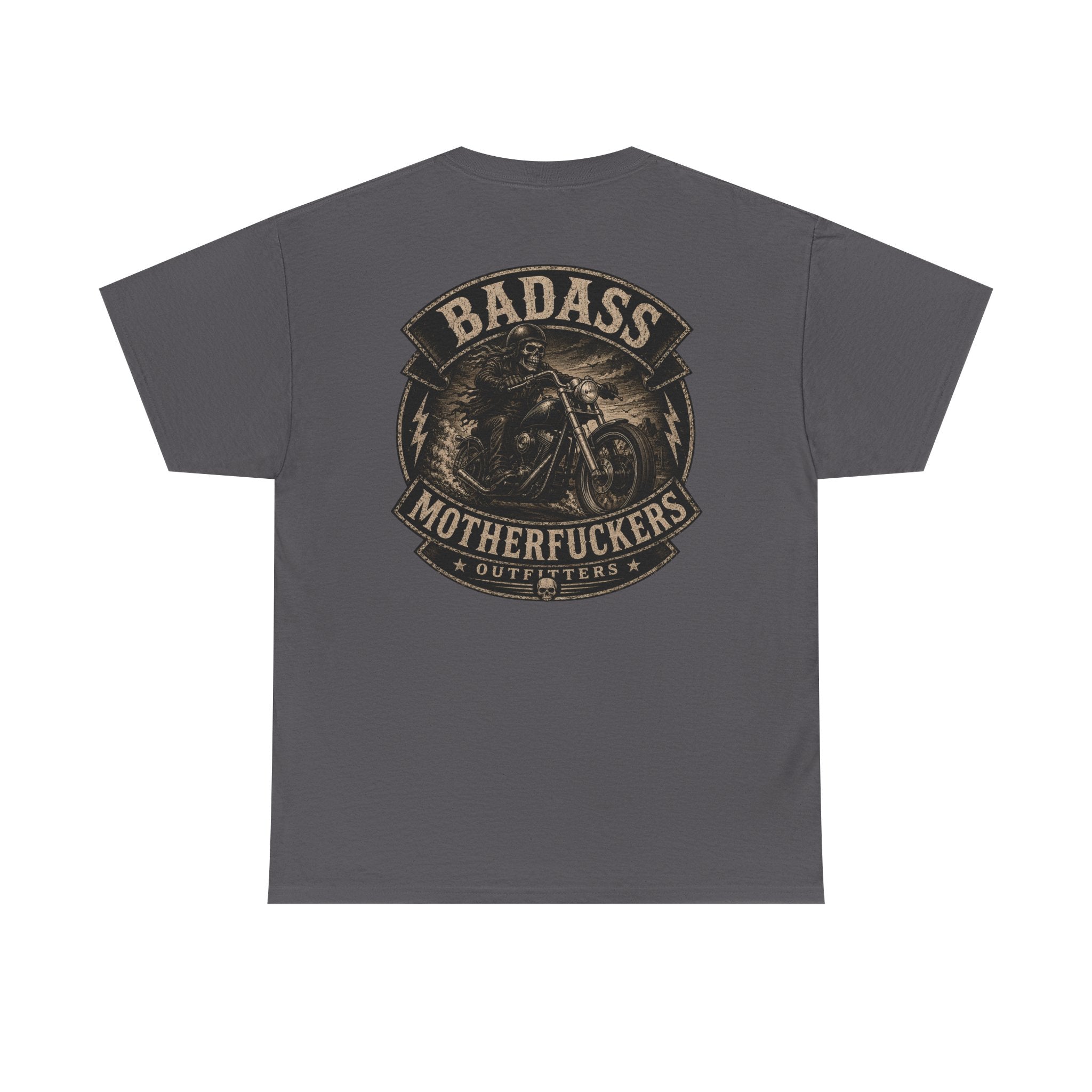 Badass Motherfu.... Bike Unisex Heavy Cotton Tee