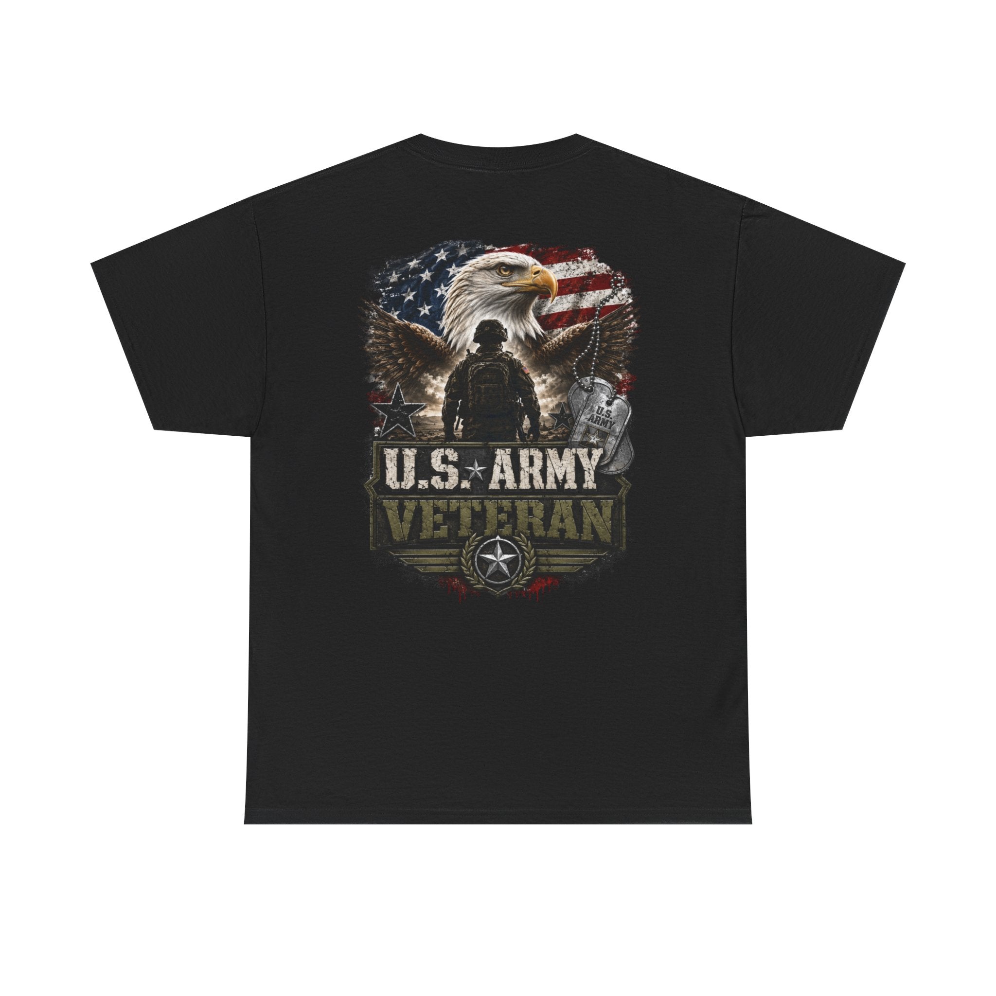 Army Veteran Unisex Heavy Cotton Tee