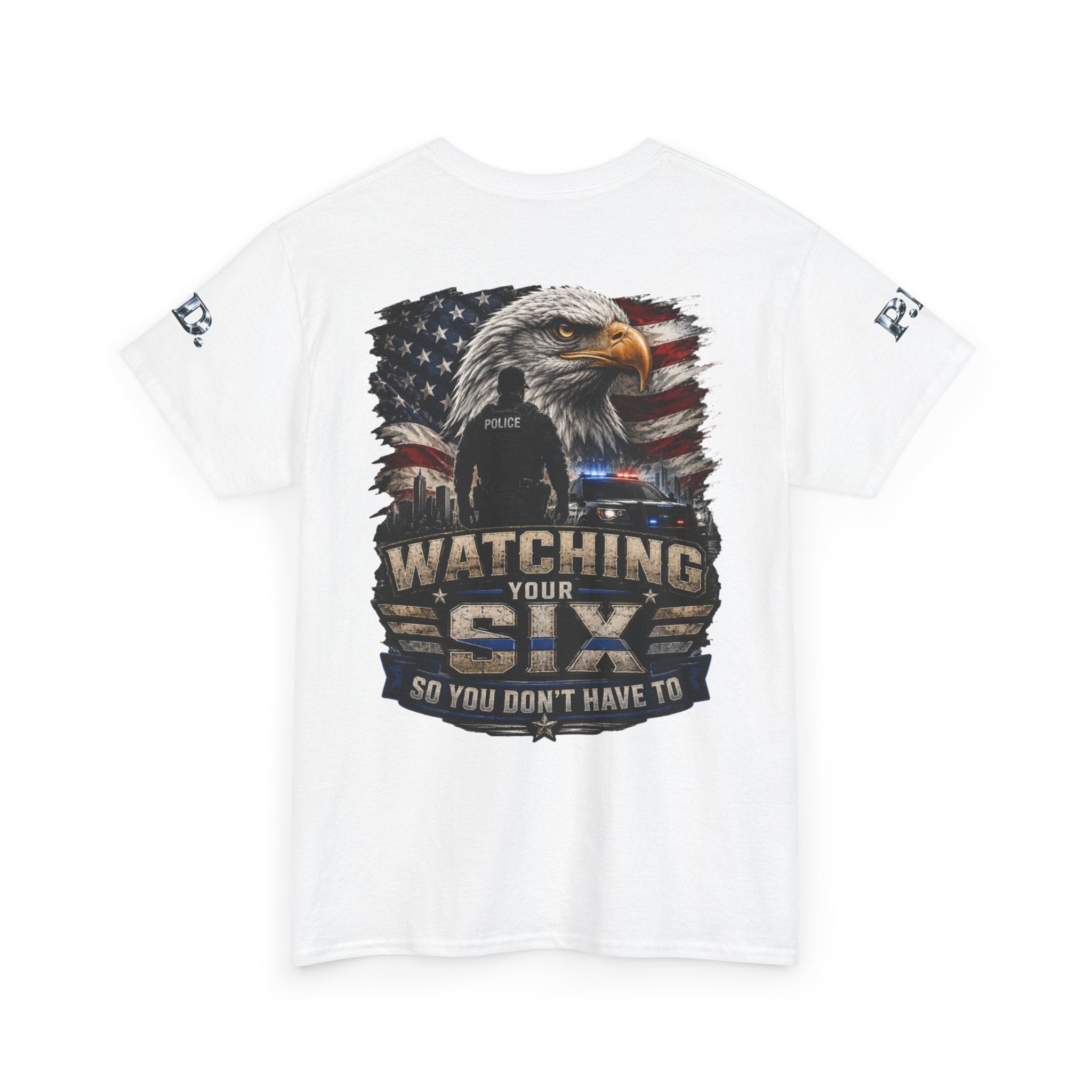 Watching Your Six Unisex Heavy Cotton Tee