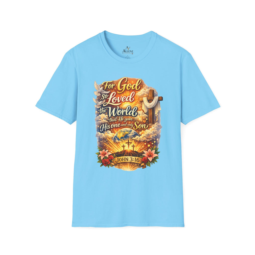 For God So Loved The World Unisex Softstyle T-Shirt