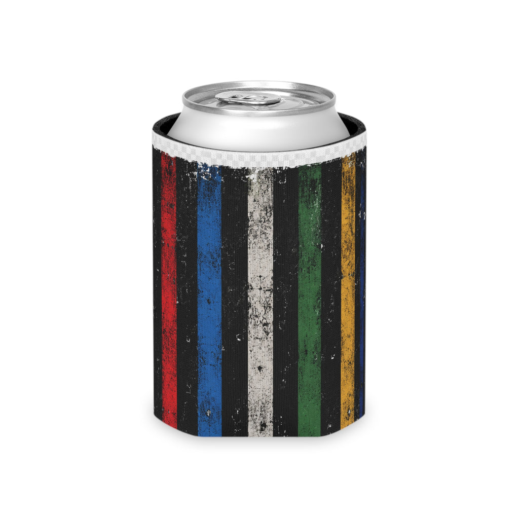 Multi Thin Line Flag Can Cooler