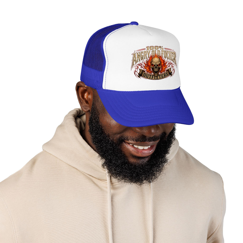 Foam Trucker Hat. 100% angry old man.