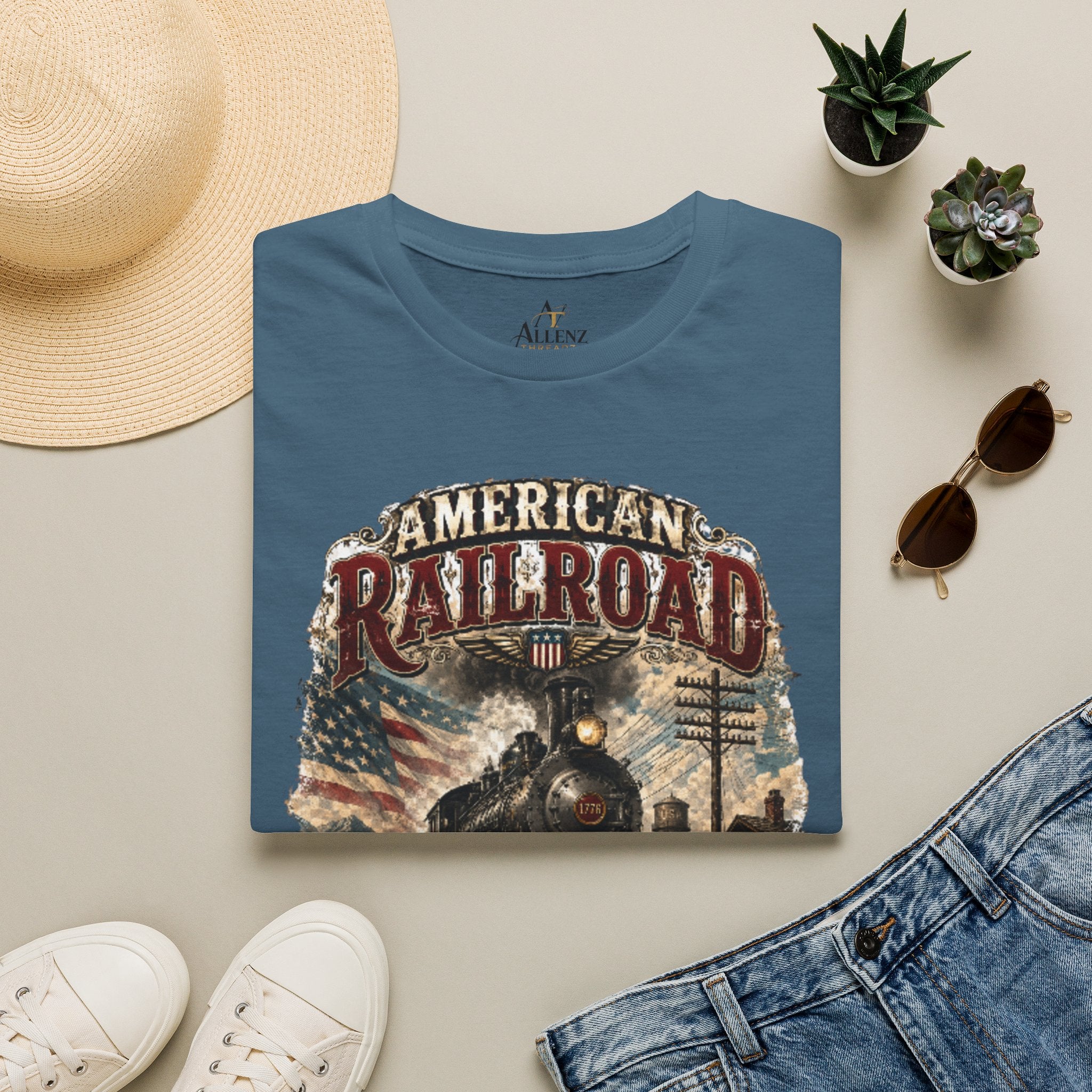 American Railroad Unisex Softstyle T-Shirt