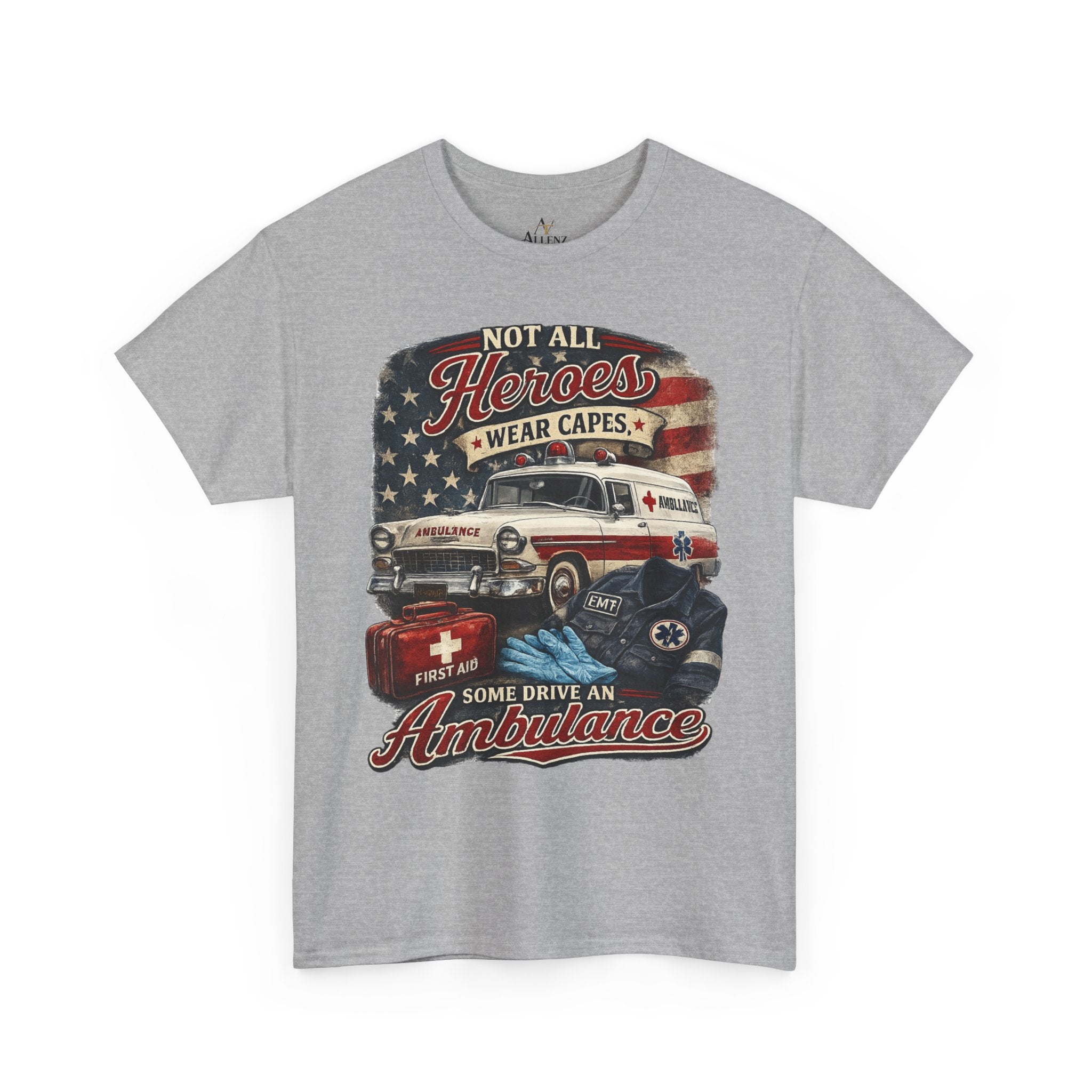 Ambulance Hero Unisex Heavy Cotton Tee