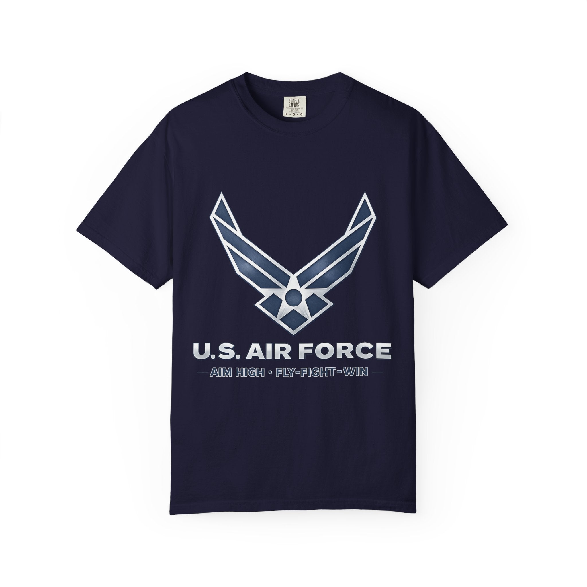 U.S. Air Force Logo T-Shirt — Aim High • Fly Fight Win