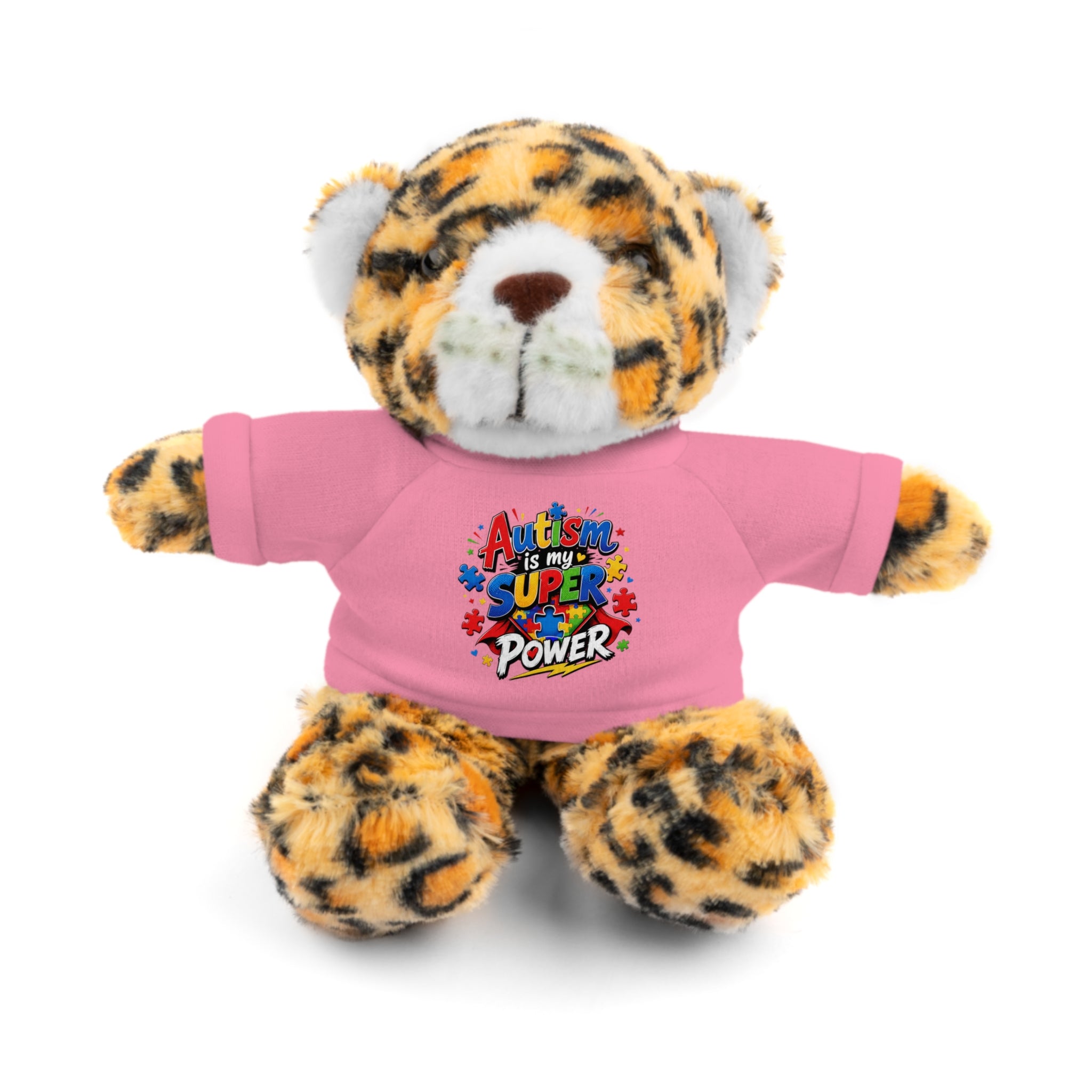 Kids Stuffed Animal with Autism T-Shirt