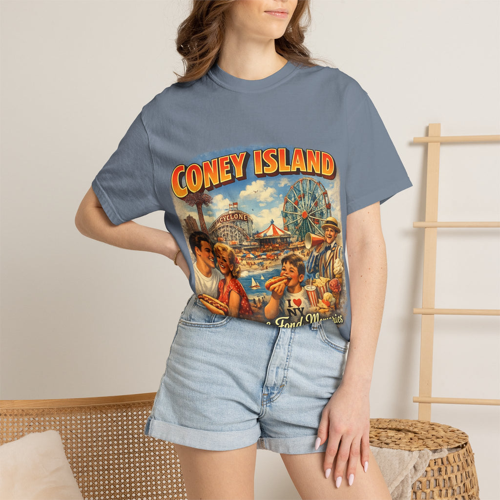Coney Island Retro Graphic T-Shirt — "Good Times & Fond Memories"