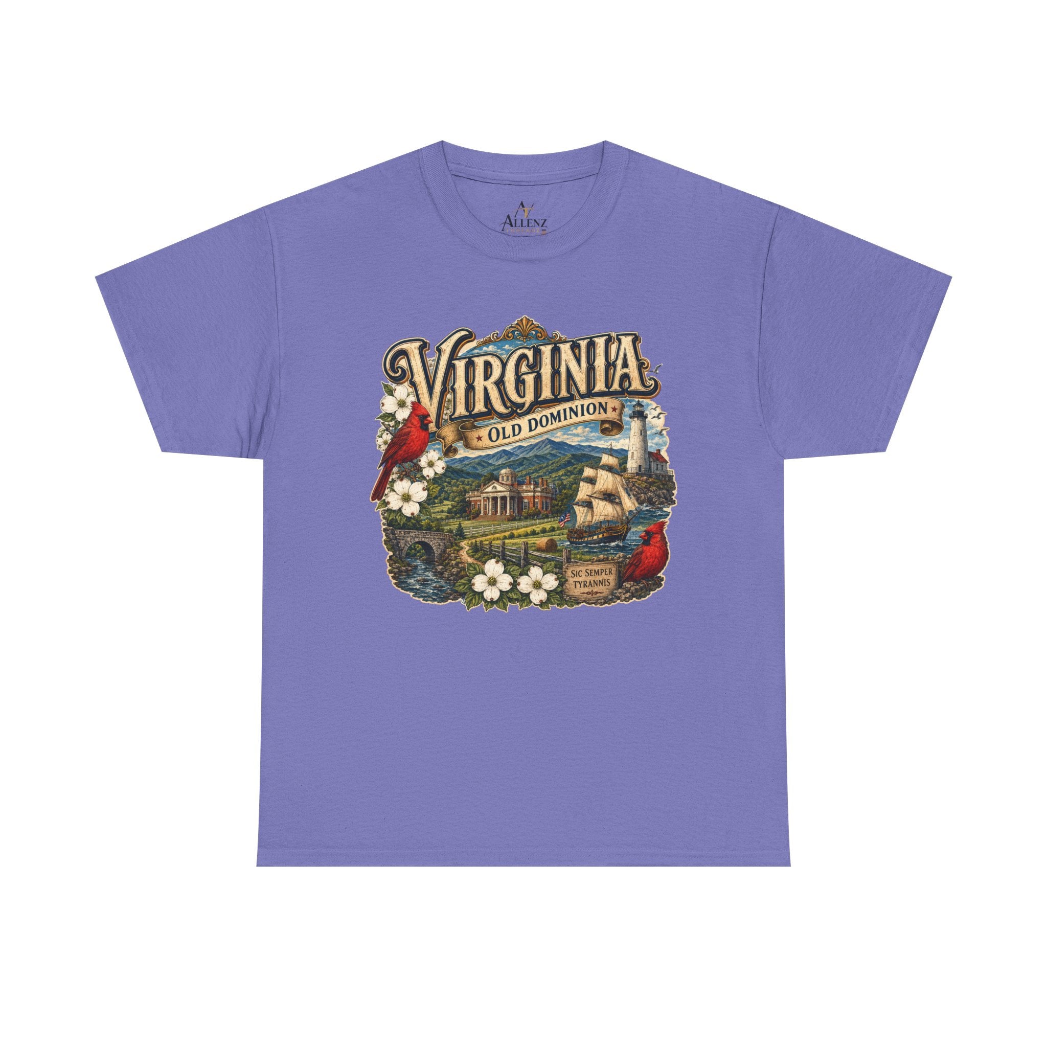 Unisex Heavy Cotton Tee Virginia – Timeless Beauty of the Old Dominion 🚢🕊️