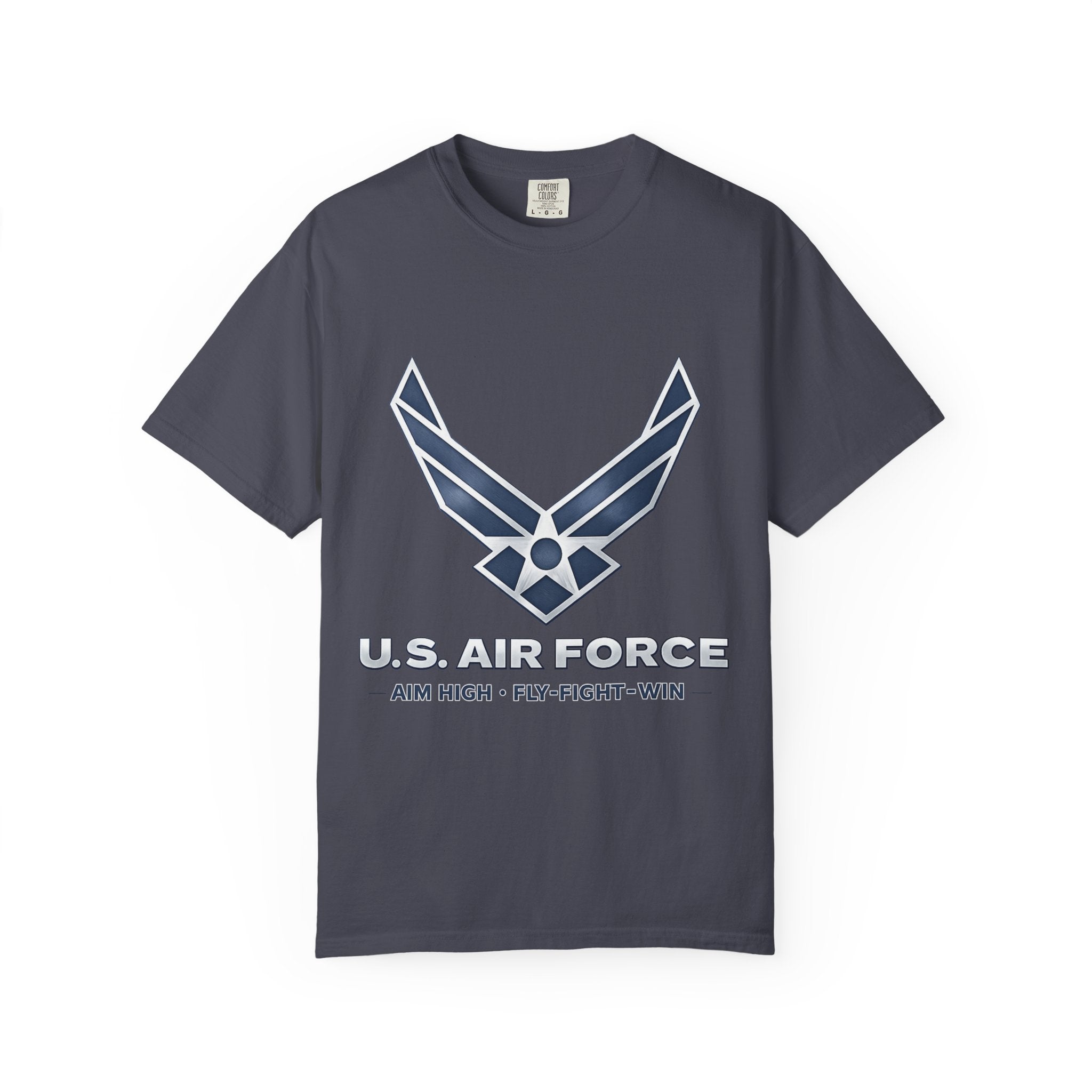 U.S. Air Force Logo T-Shirt — Aim High • Fly Fight Win
