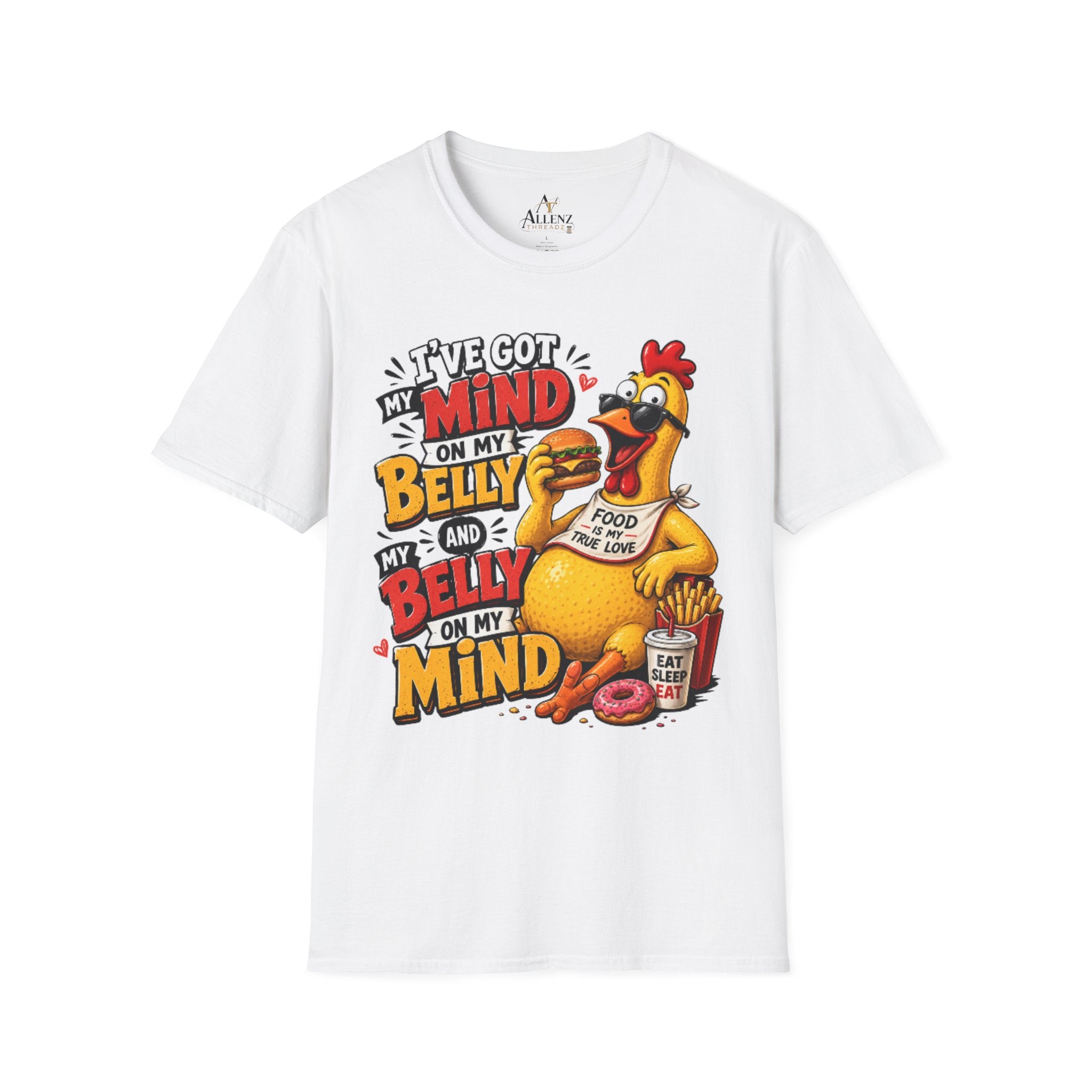 I've Got my Mind on My Belly Unisex Softstyle T-Shirt