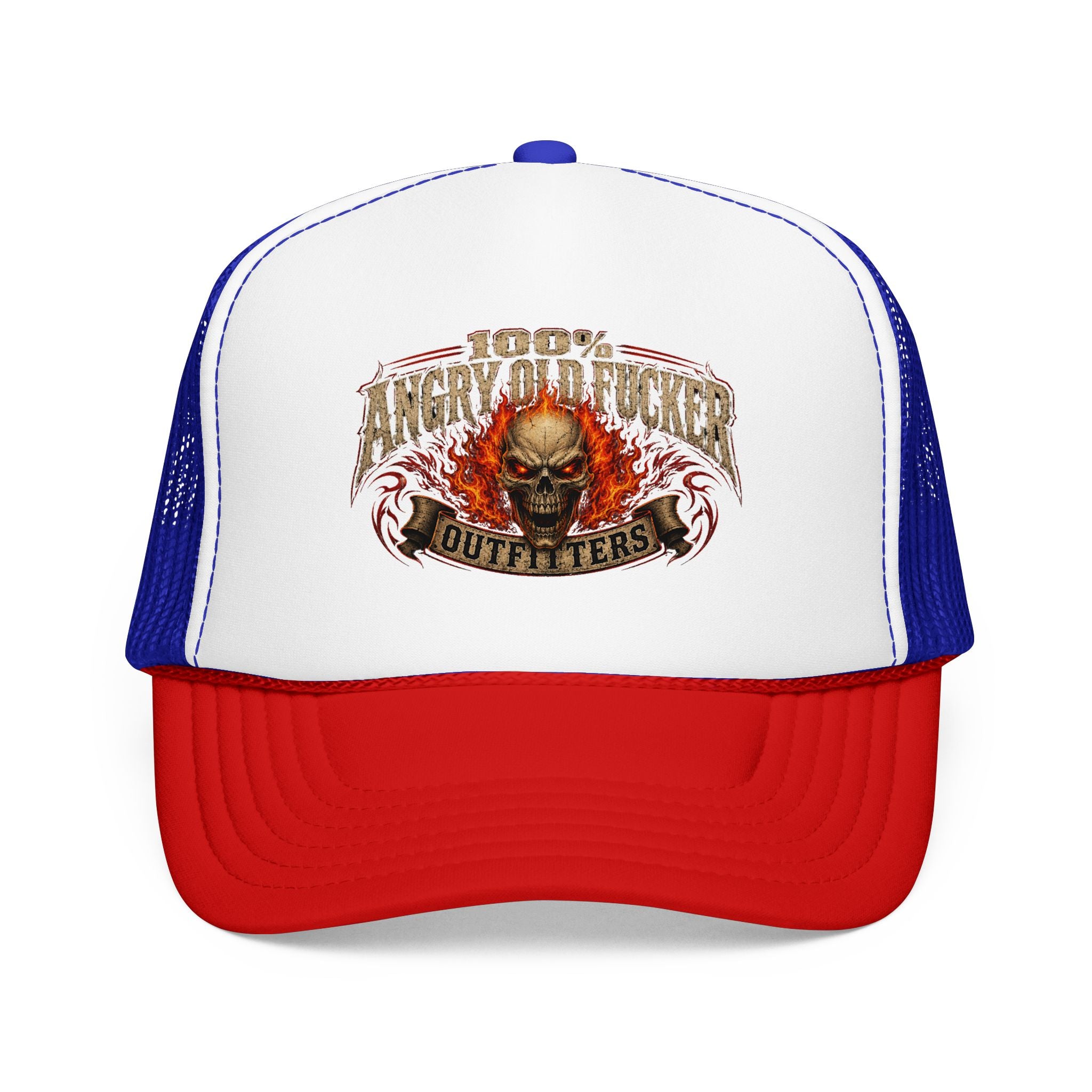 Foam Trucker Hat. 100% angry old man.