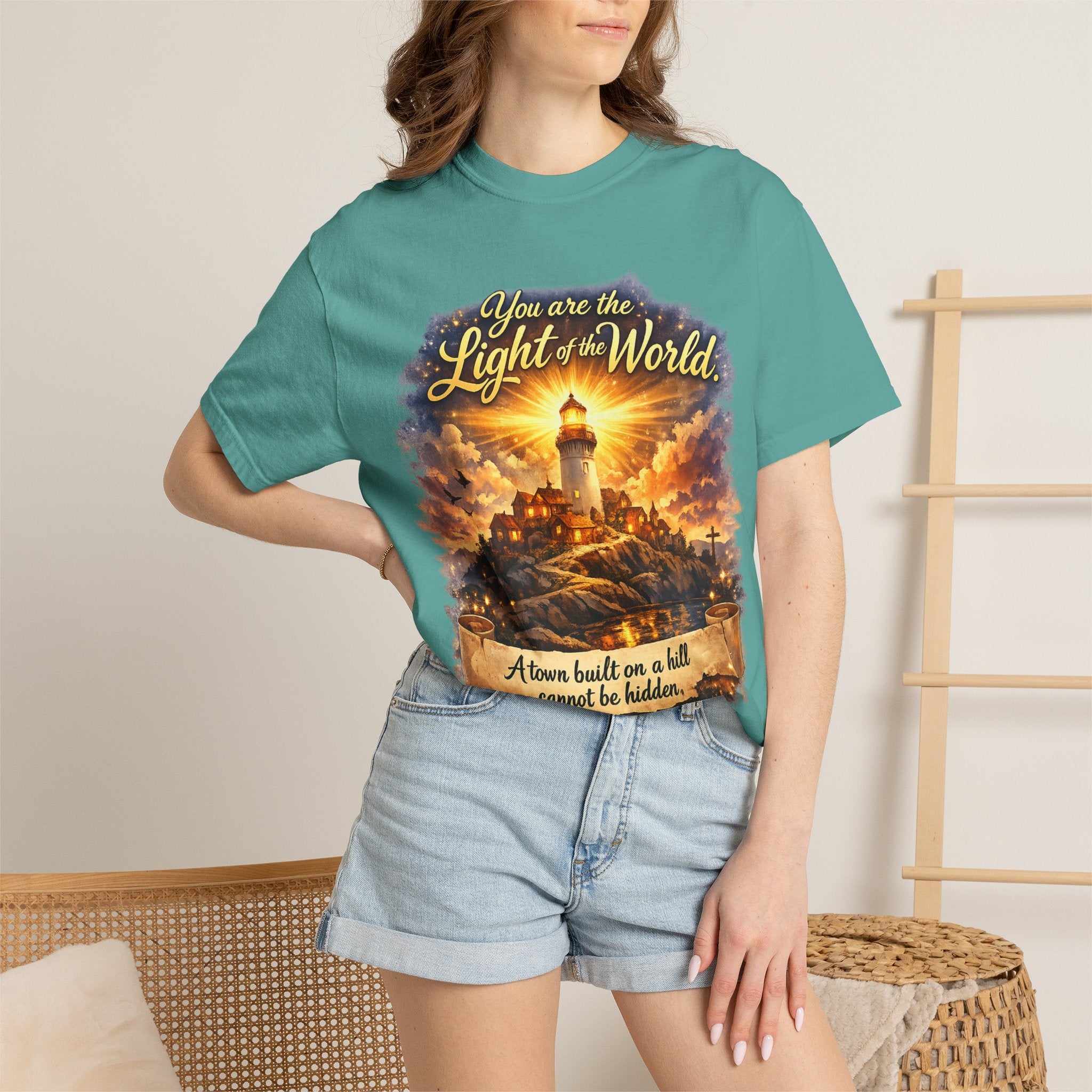 You Are the Light of the World T-Shirt — Lighthouse Faith Graphic Tee