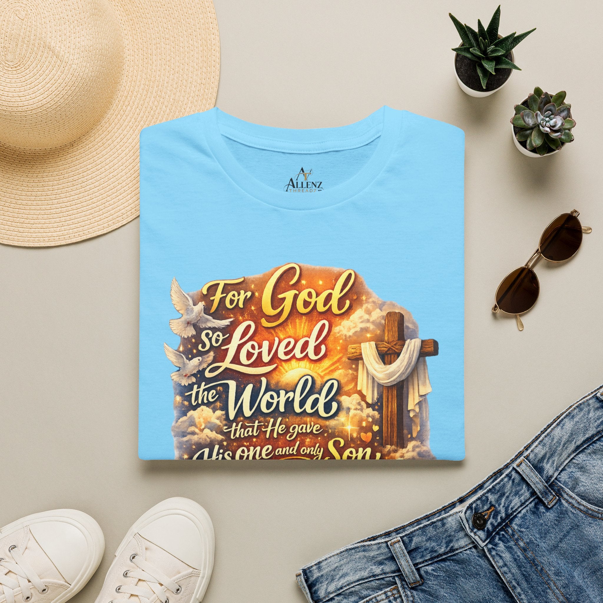For God So Loved The World Unisex Softstyle T-Shirt