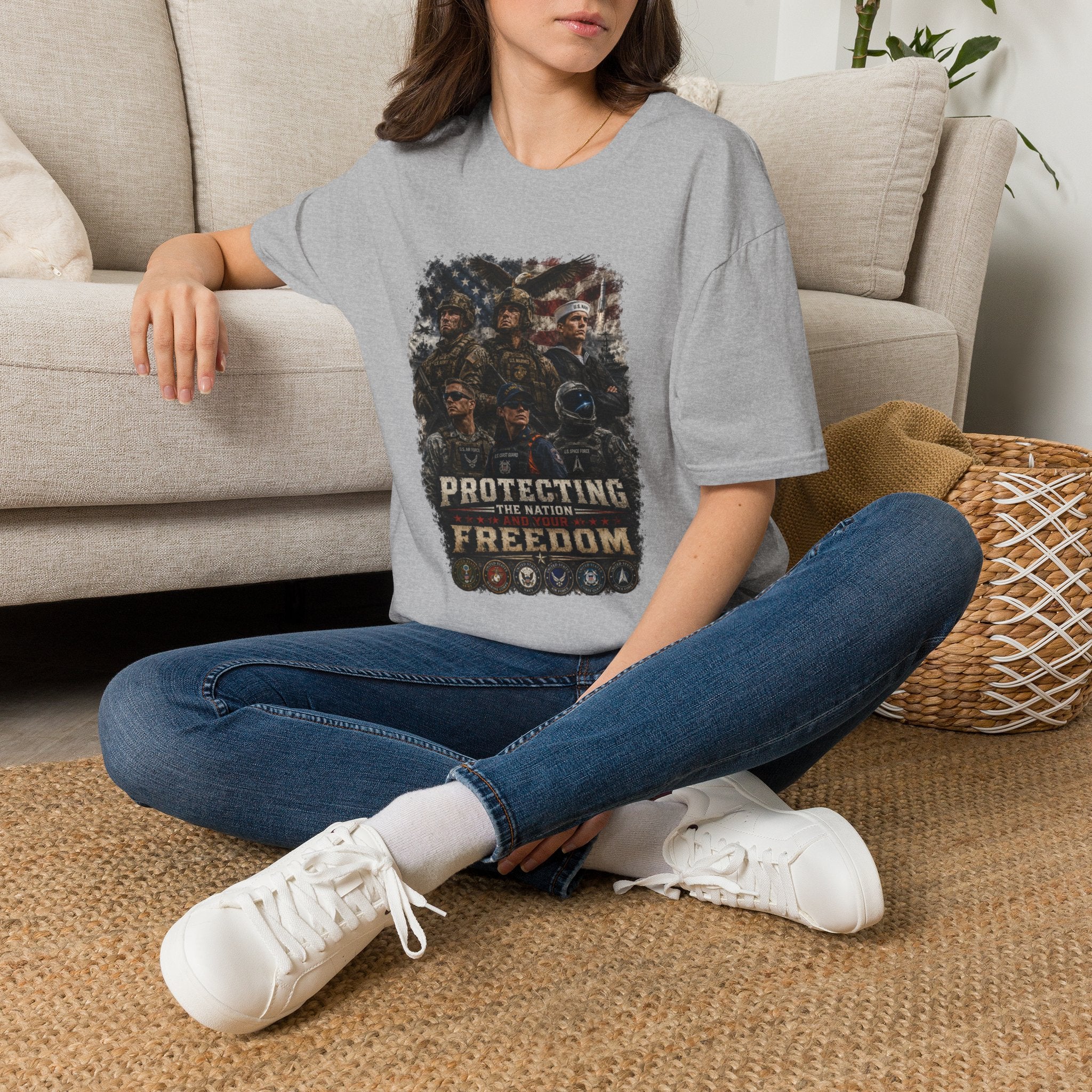 Protecting the Nation Unisex Softstyle T-Shirt