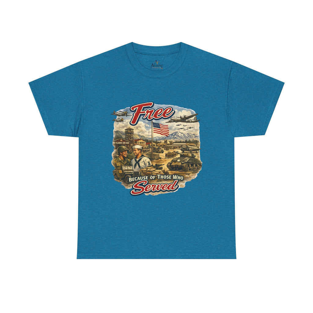 Unisex Heavy Cotton Tee - free because of who served