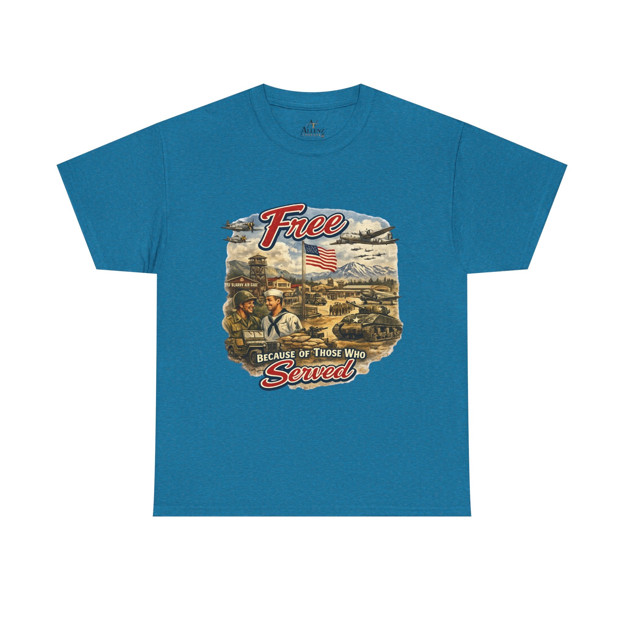 Unisex Heavy Cotton Tee - free because of who served