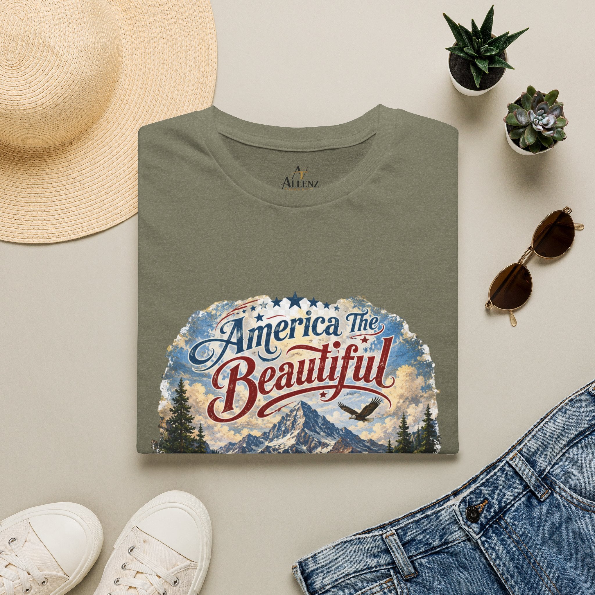 America the Beautiful Unisex Softstyle T-Shirt