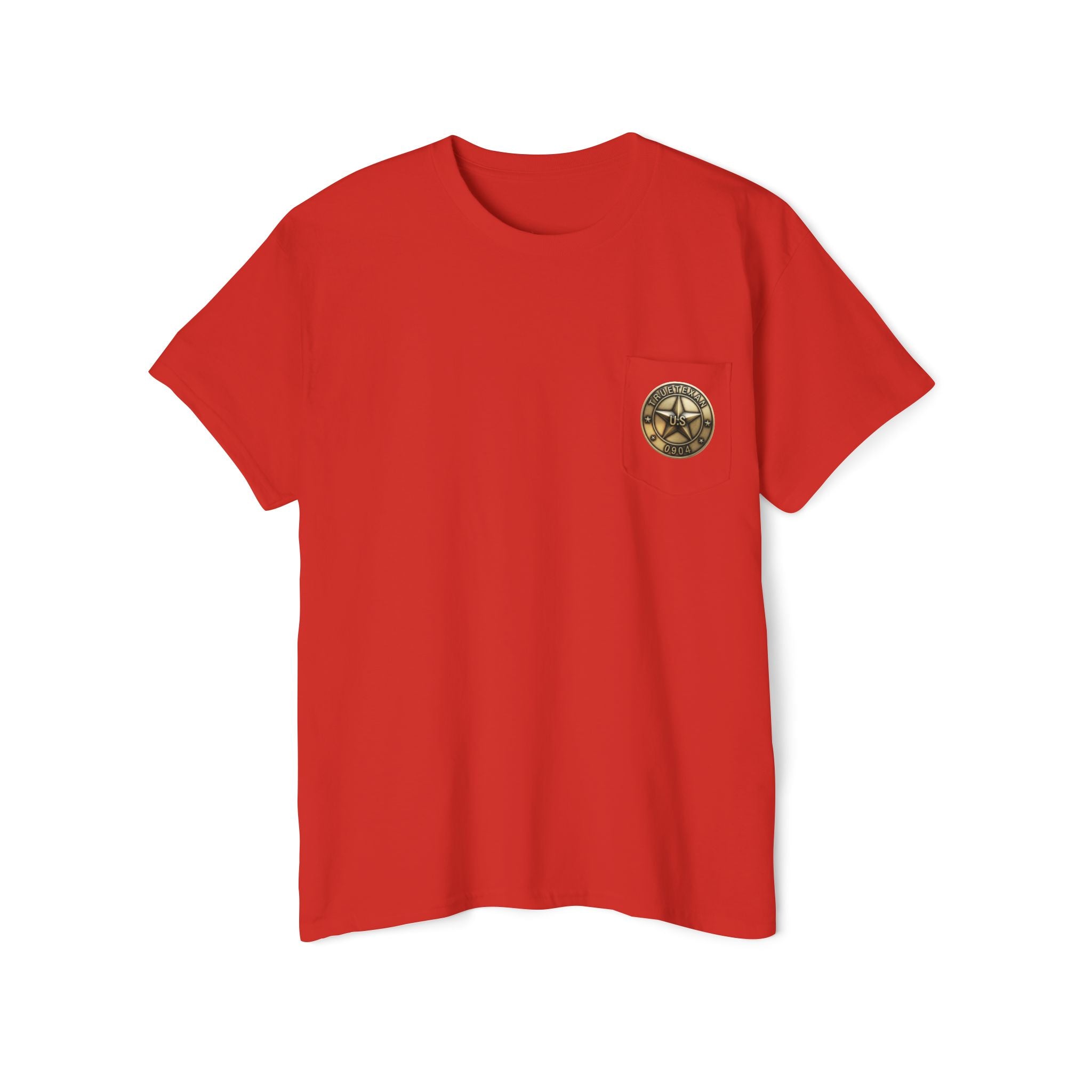 True Texan Badge Unisex Heavy Cotton Pocket Tee
