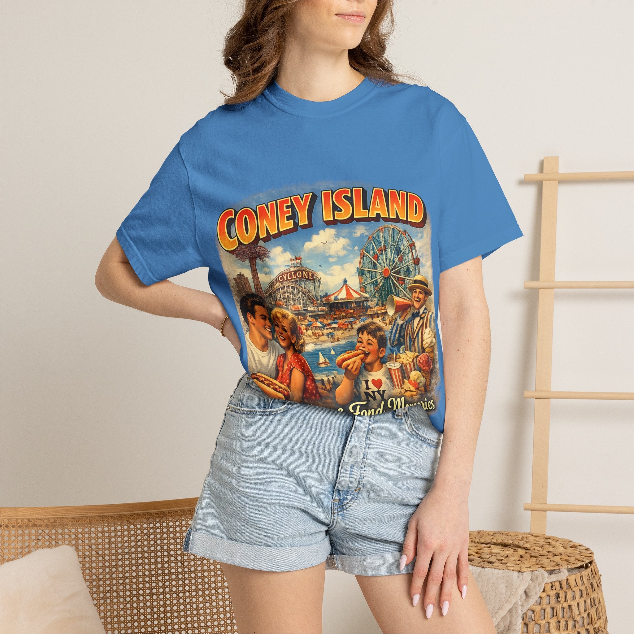 Coney Island Retro Graphic T-Shirt — "Good Times & Fond Memories"