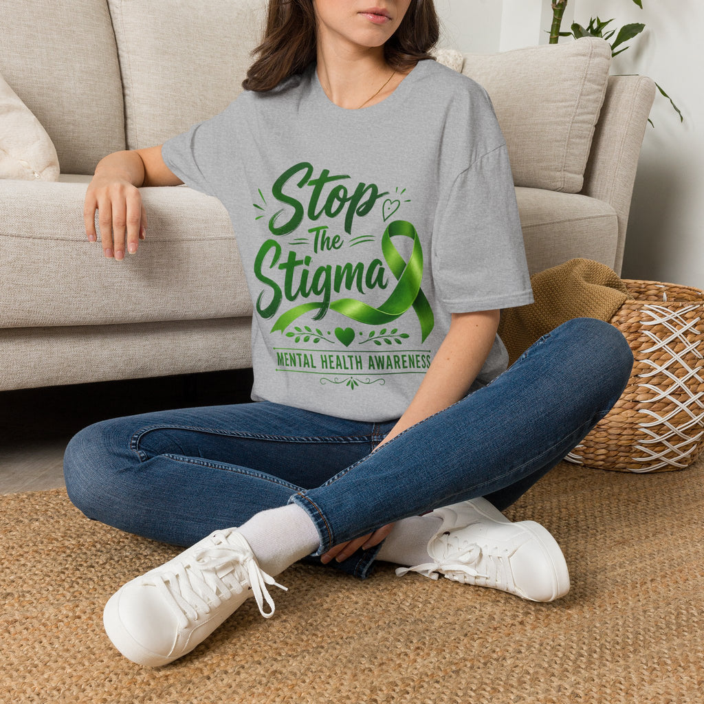 Stop The Stigma Mental Health Unisex Softstyle T-Shirt