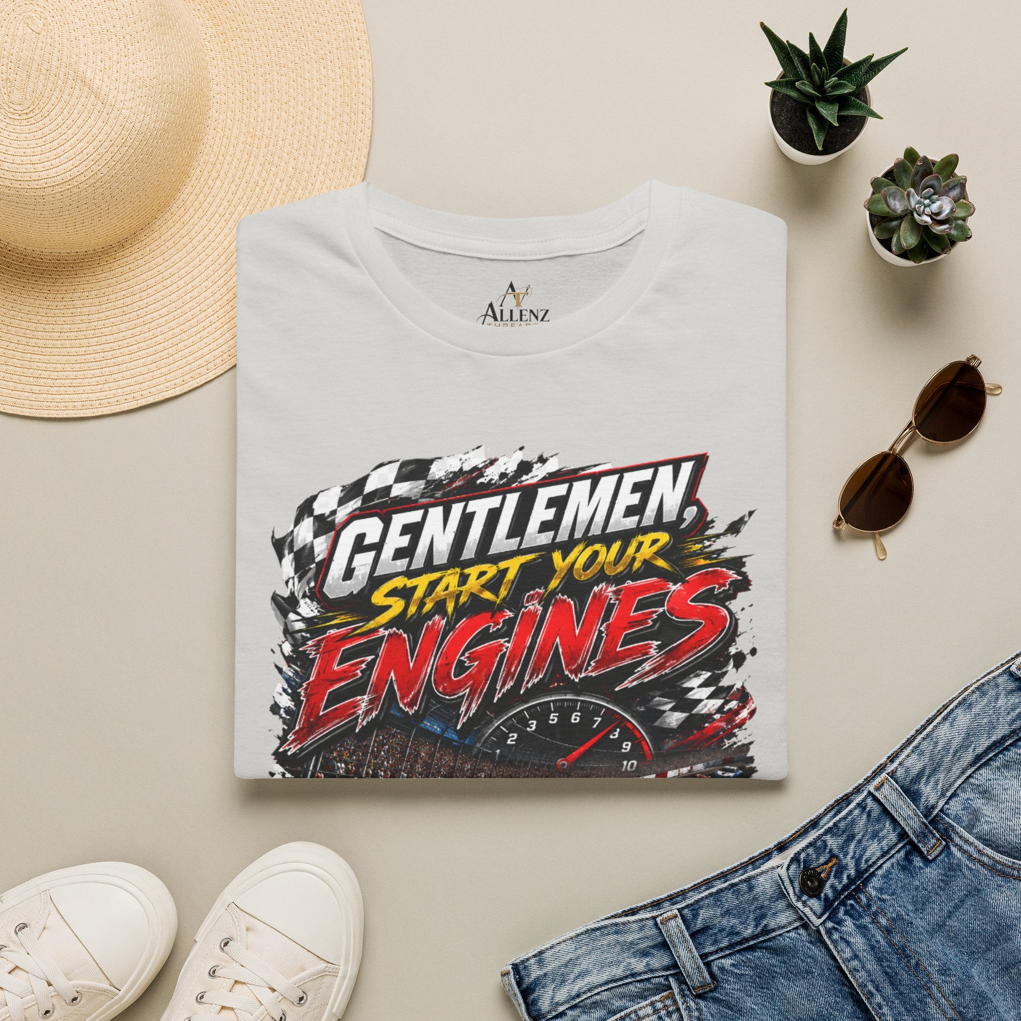 Start Your Engines Racing Unisex Softstyle T-Shirt