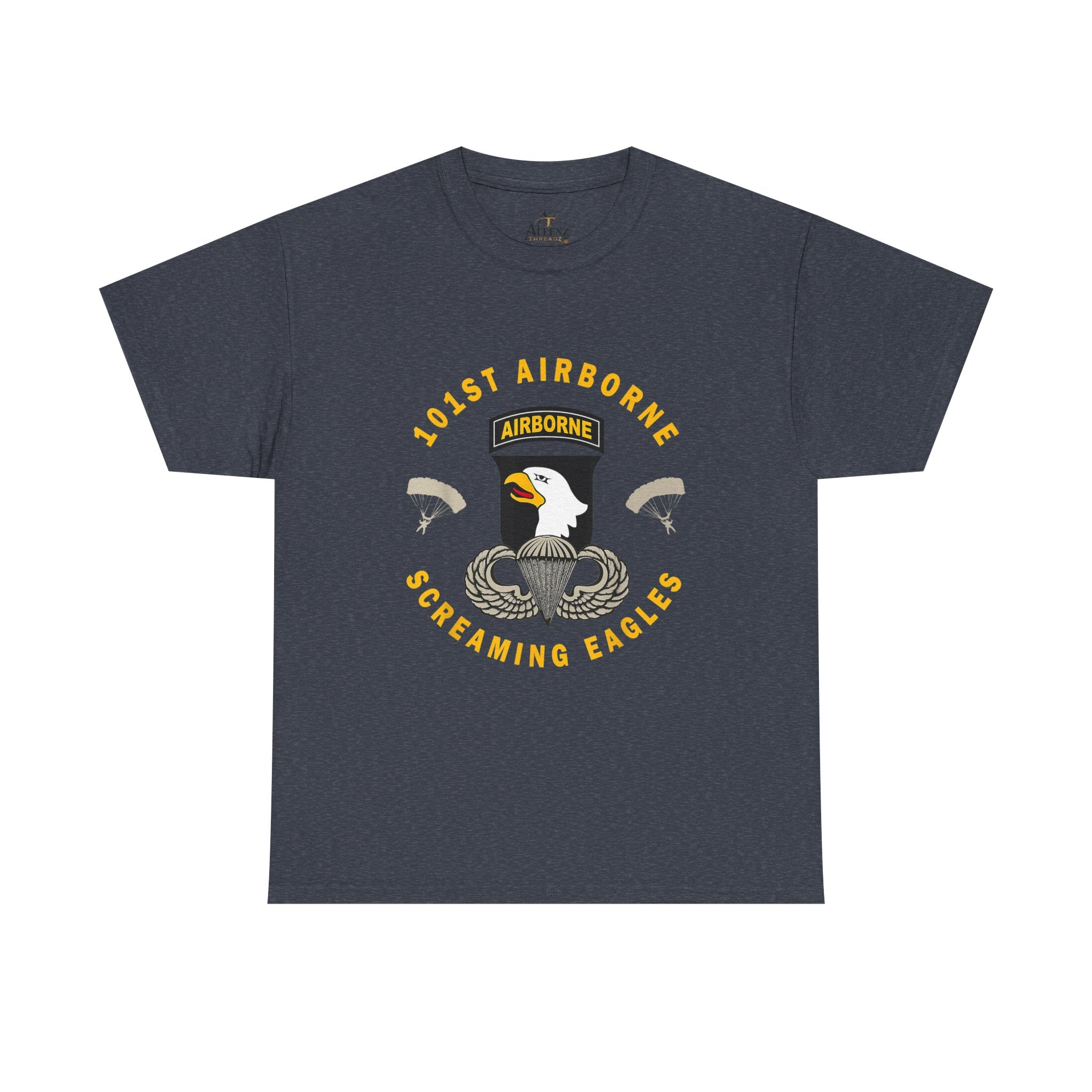 Unisex Heavy Cotton Tee 🦅 101st Airborne “Screaming Eagles” Veteran