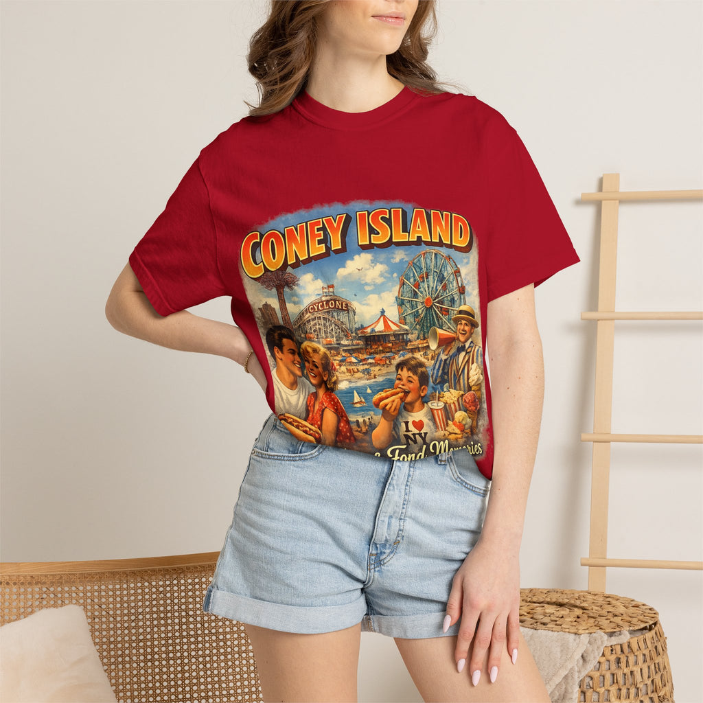 Coney Island Retro Graphic T-Shirt — "Good Times & Fond Memories"