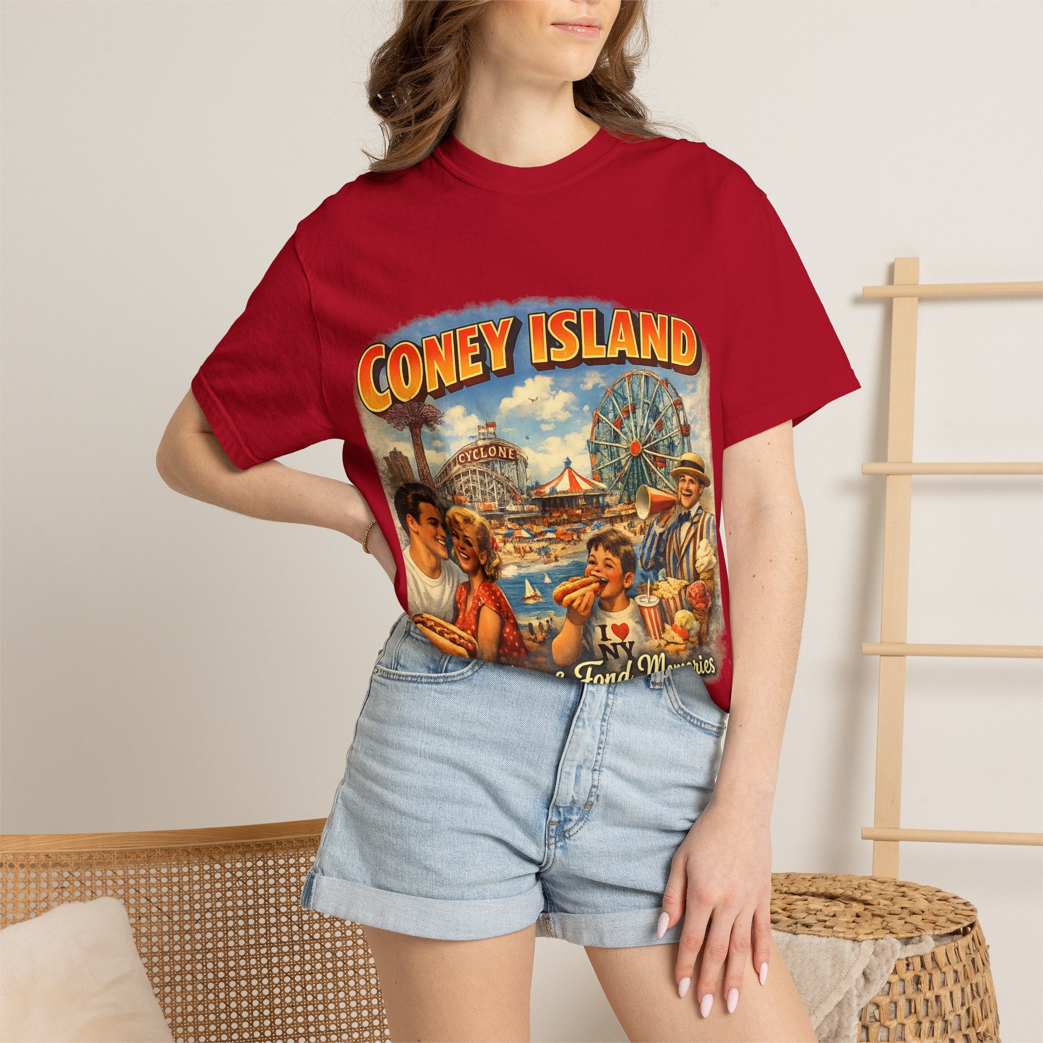 Coney Island Retro Graphic T-Shirt — "Good Times & Fond Memories"