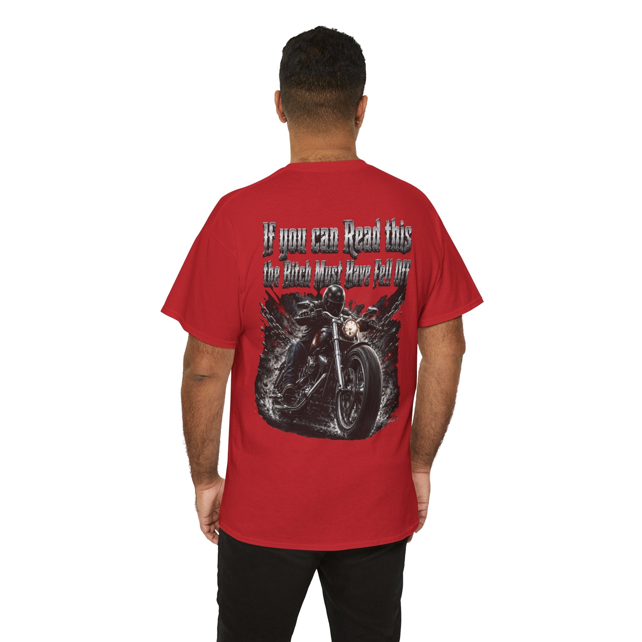 I you can Read This Biker Shirt Unisex Heavy Cotton Tee